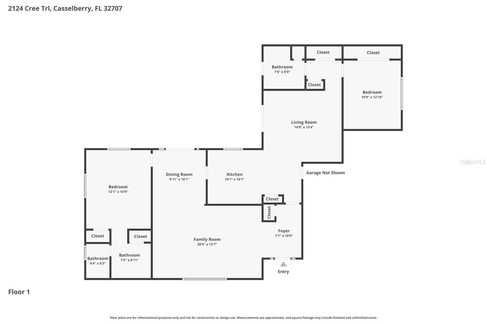 2124 CREE TRL, CASSELBERRY, FL, 32707