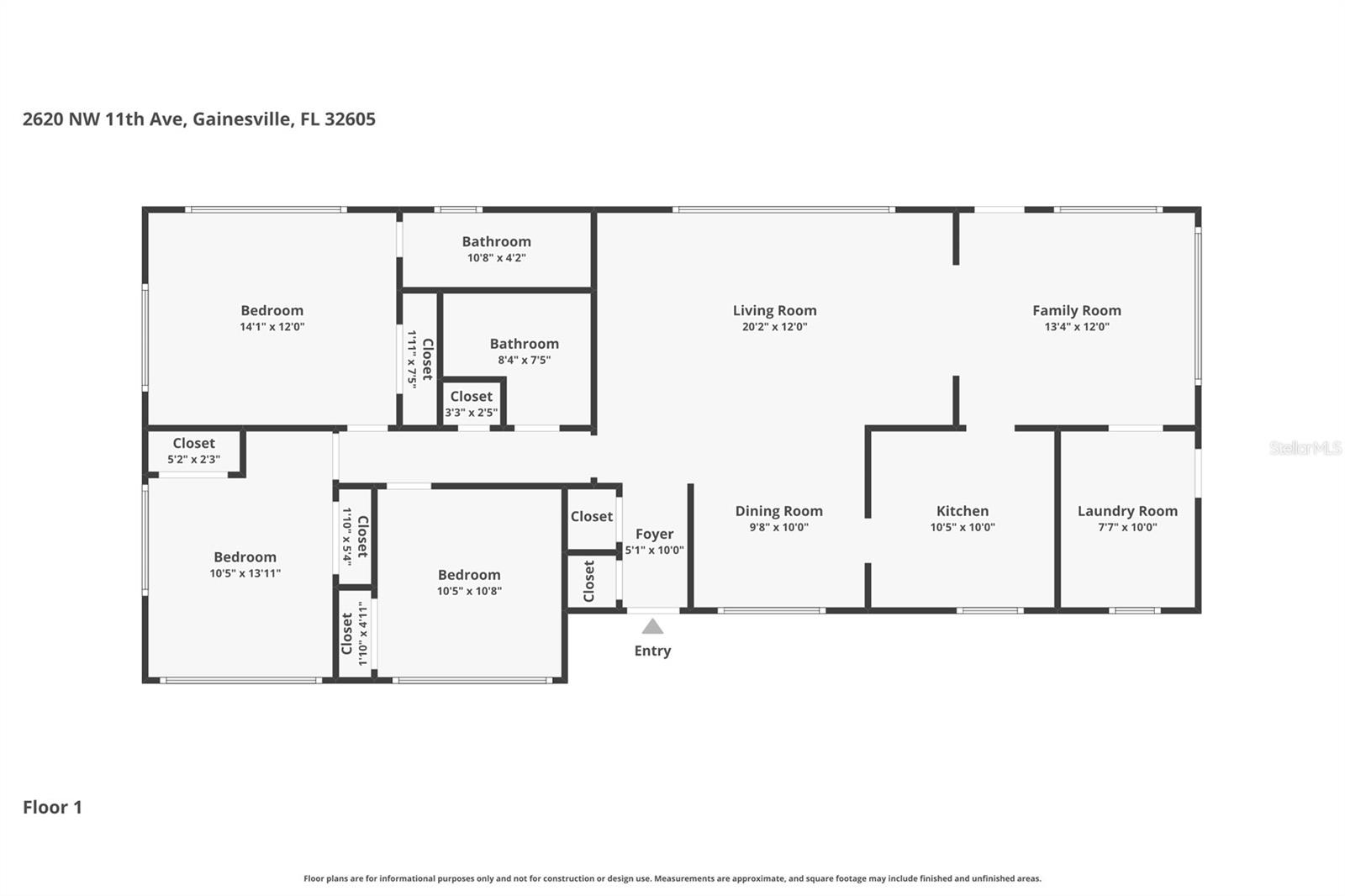 2620 NW 11TH AVE, GAINESVILLE, FL, 32605