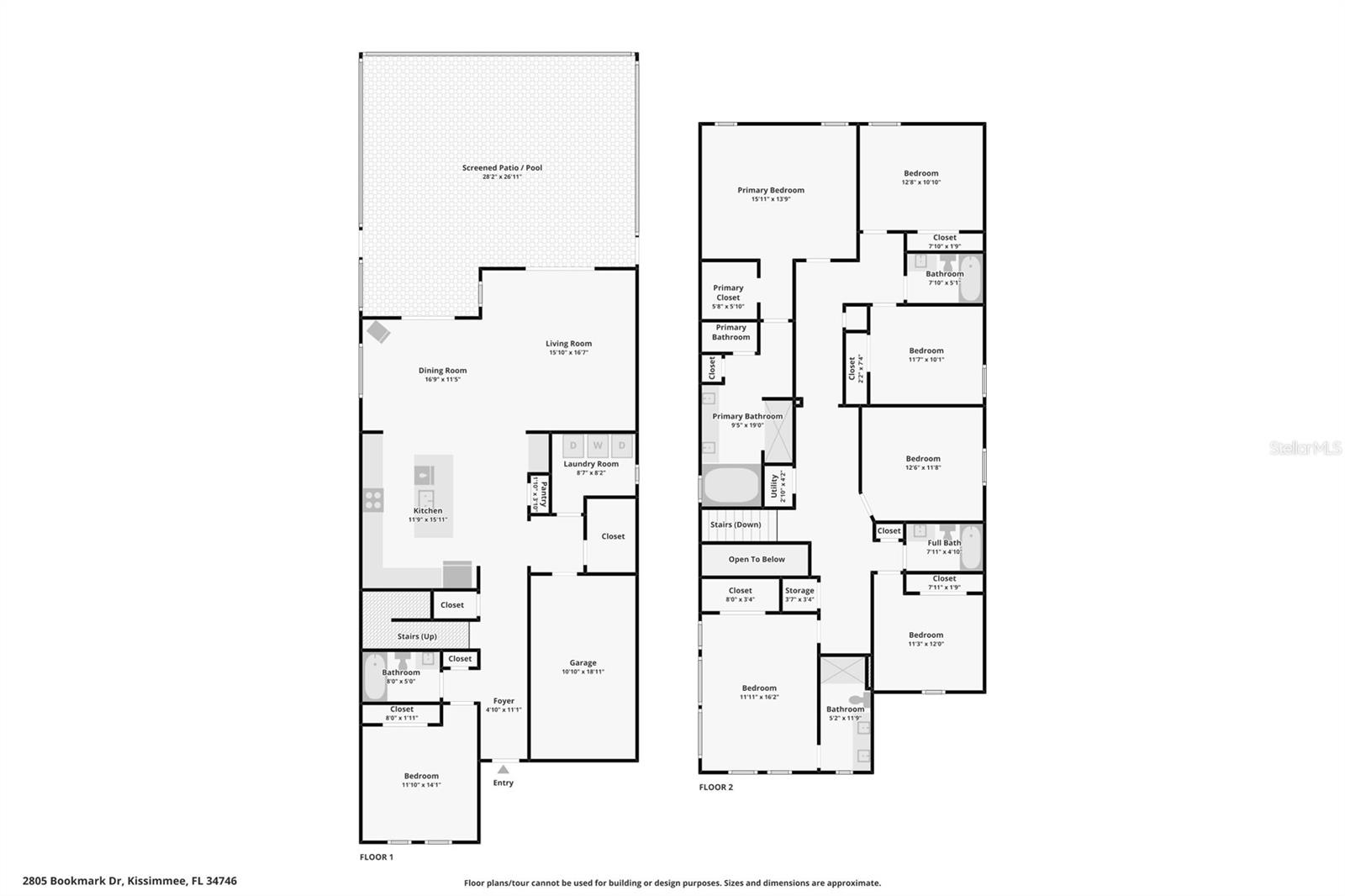 2801 BOOKMARK DR, KISSIMMEE, FL, 34746