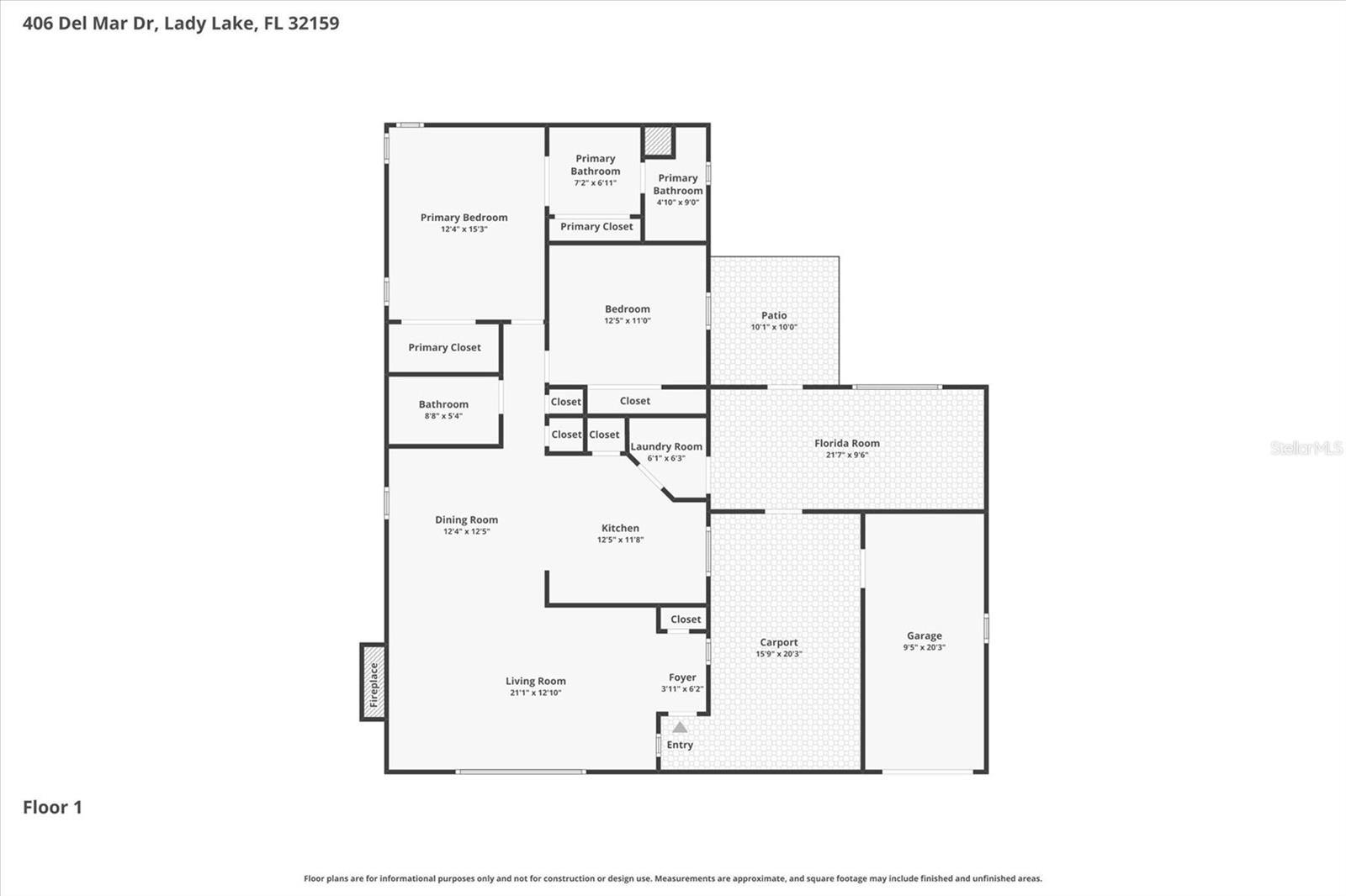 406 DEL MAR DR, THE VILLAGES, FL, 32159