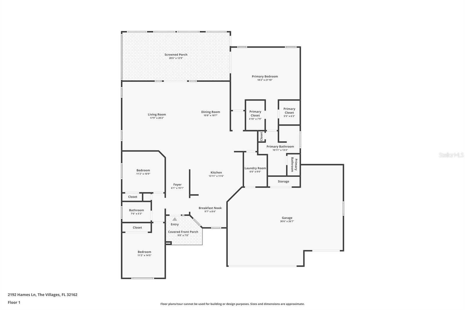 2192 HAMES LN, THE VILLAGES, FL, 32162