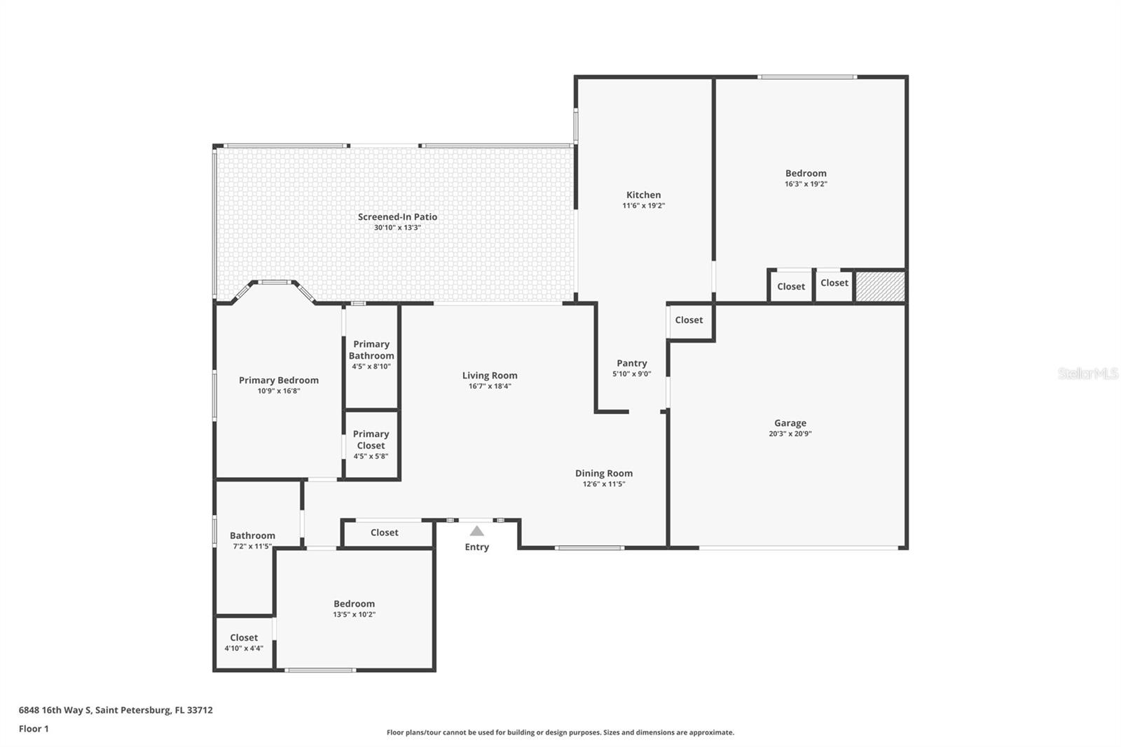 6848 16TH WAY S, ST PETERSBURG, FL, 33712