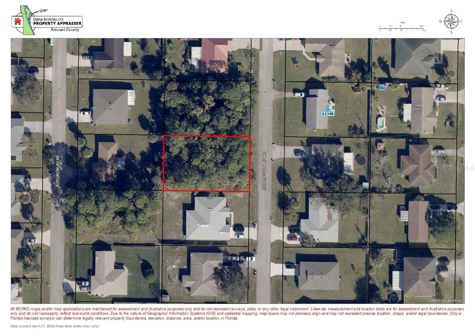 556 BURLINGTON AVE NE, PALM BAY, FL, 32907