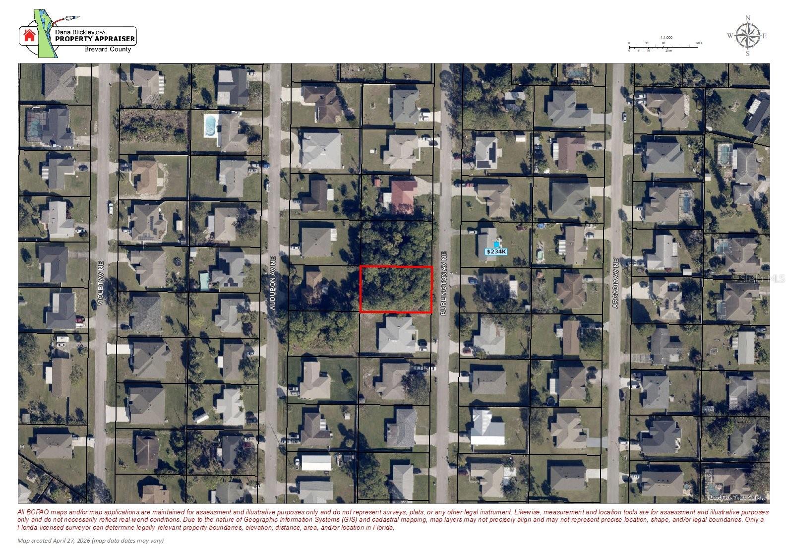 556 BURLINGTON AVE NE, PALM BAY, FL, 32907