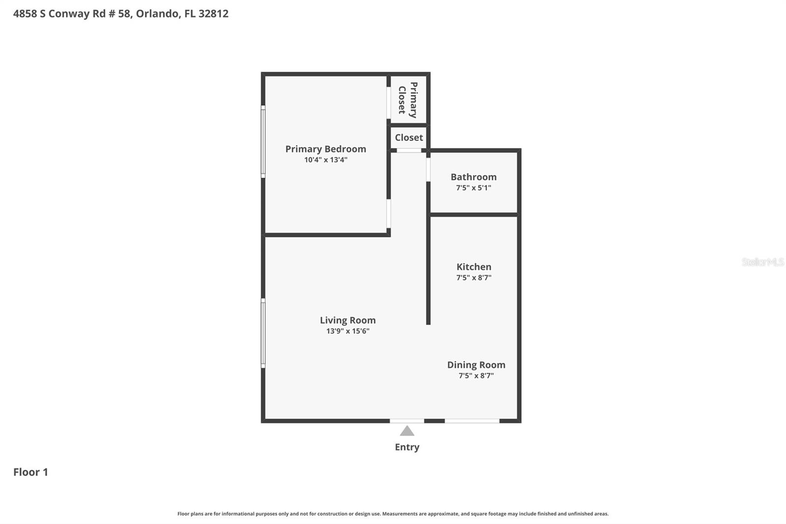 4858 CONWAY RD #58, ORLANDO, FL, 32812