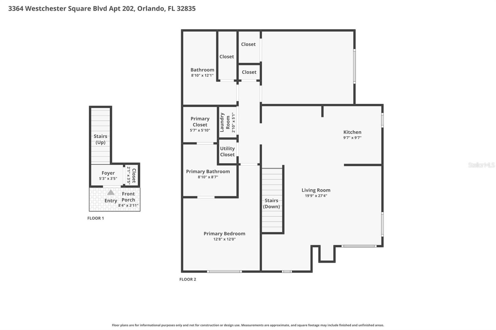 3364 WESTCHESTER SQUARE BLVD #202, ORLANDO, FL, 32835