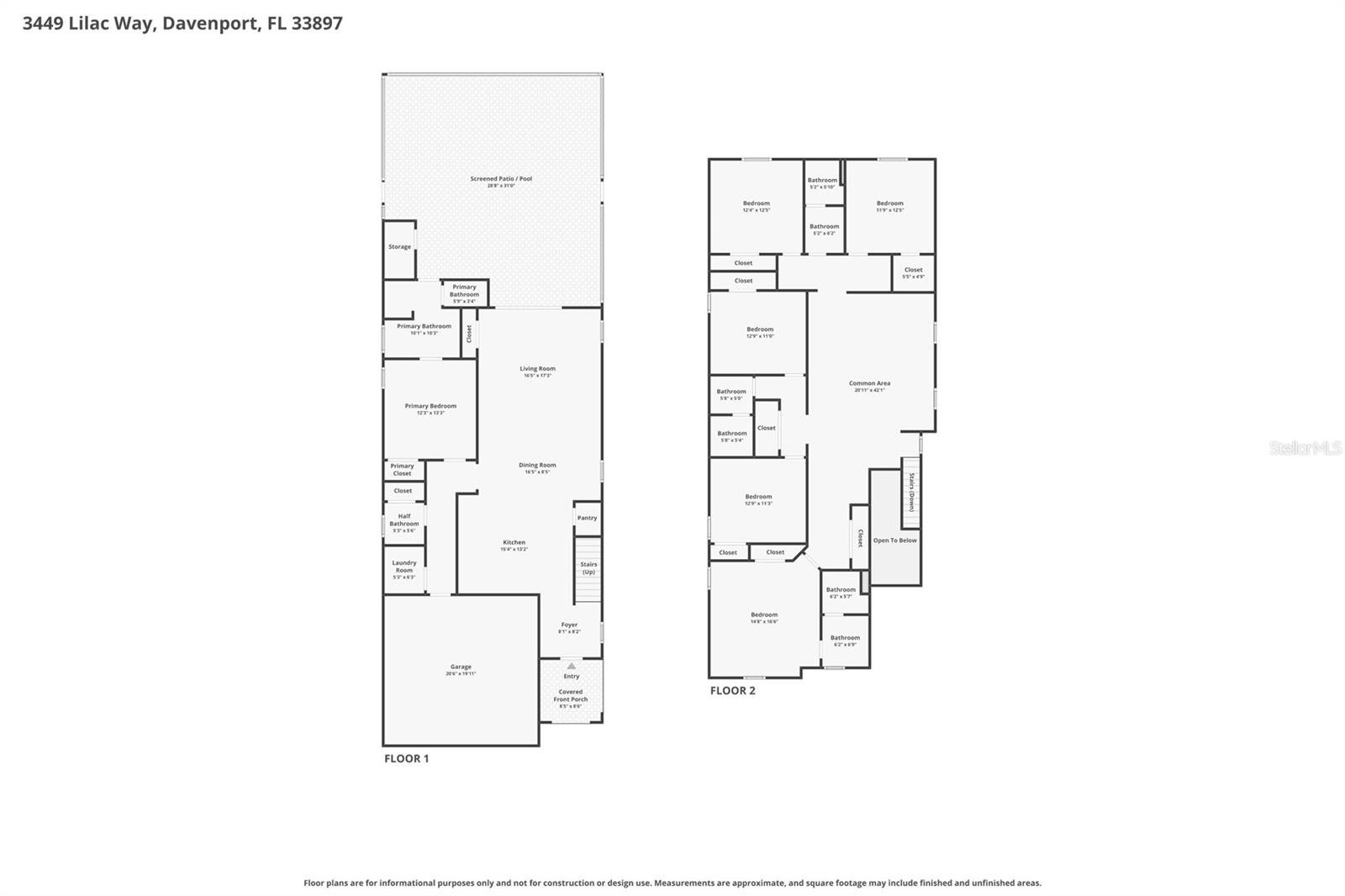 3449 LILAC WAY, DAVENPORT, FL, 33897