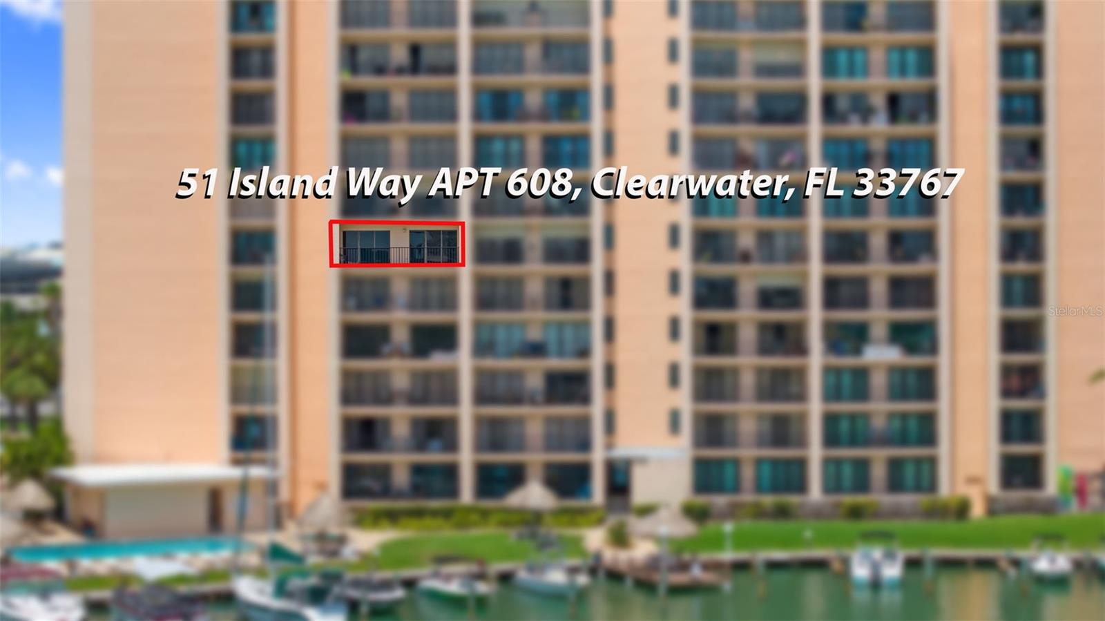 51 ISLAND WAY #608, CLEARWATER BEACH, FL, 33767