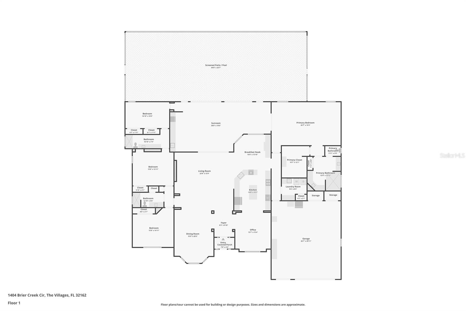 1404 BRIER CREEK CIR, THE VILLAGES, FL, 32162