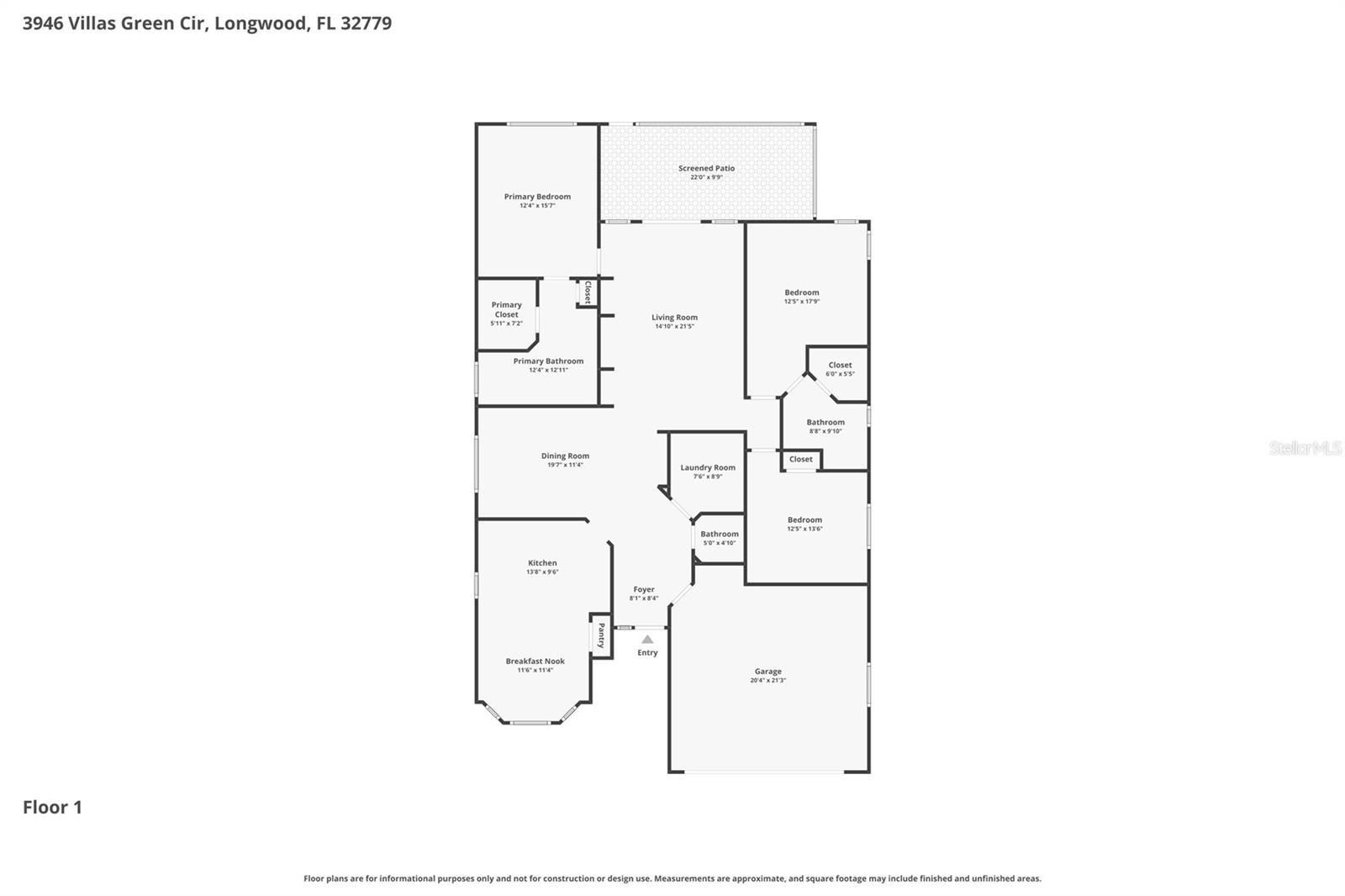 3946 VILLAS GREEN CIR, LONGWOOD, FL, 32779