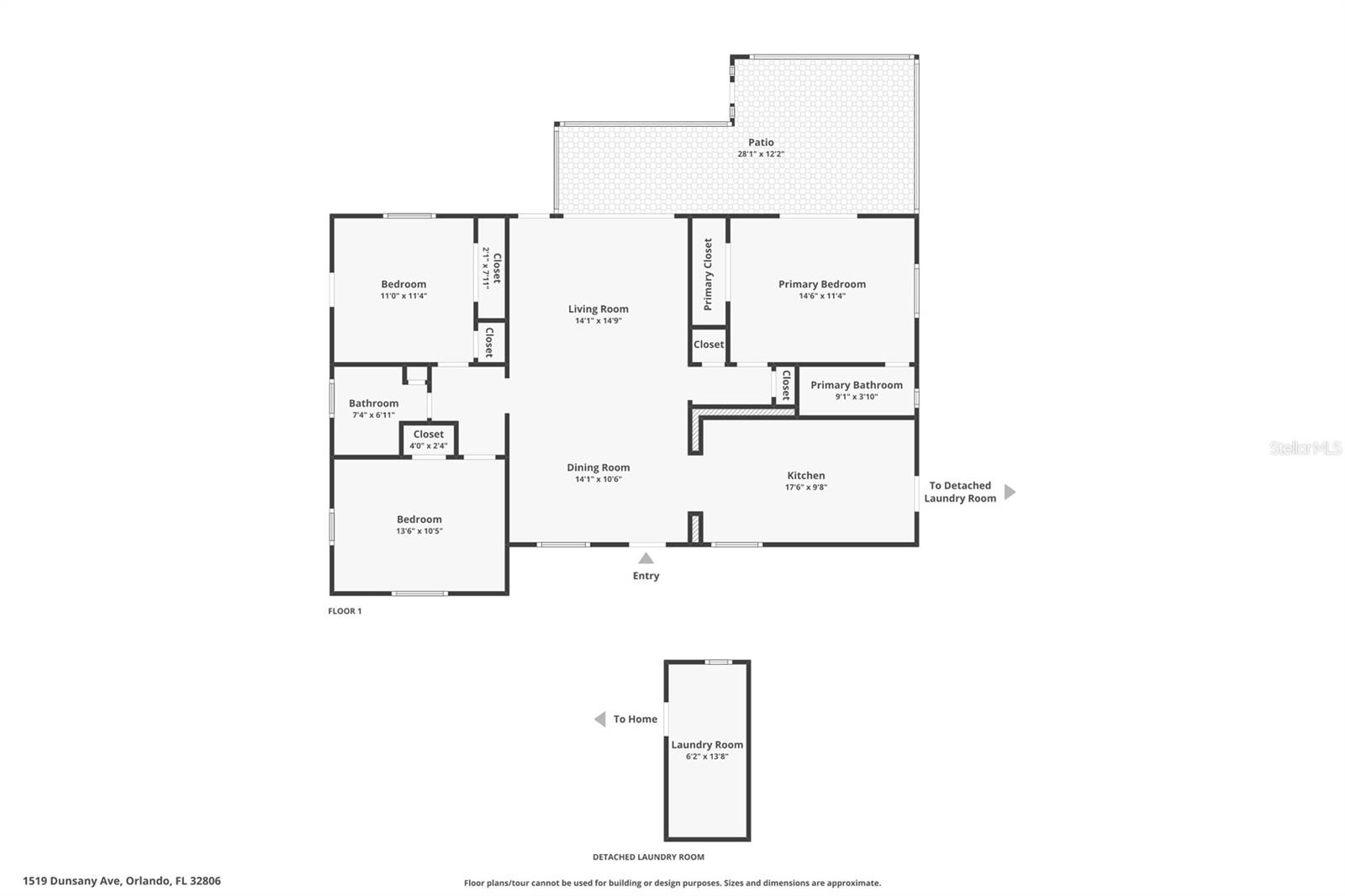 1519 DUNSANY AVE, ORLANDO, FL, 32806