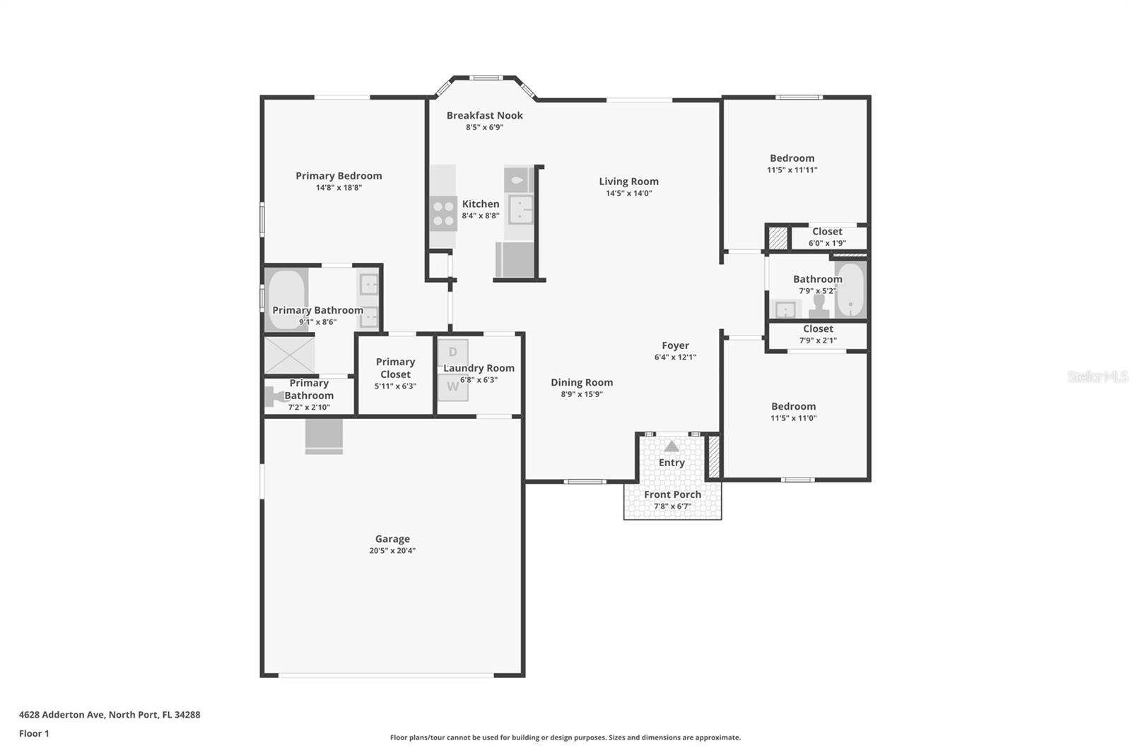 4628 ADDERTON AVE, NORTH PORT, FL, 34288