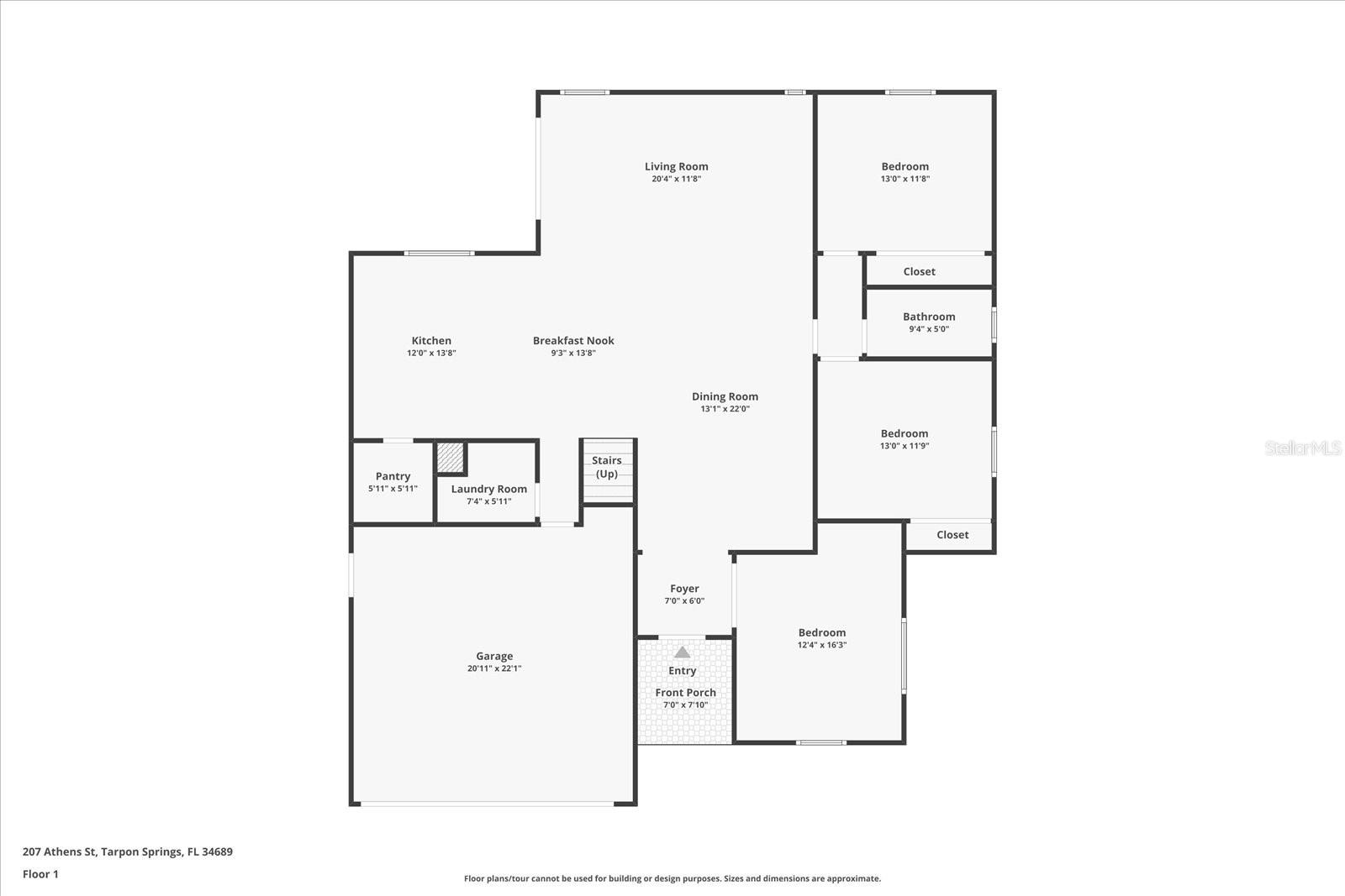 207 ATHENS ST, TARPON SPRINGS, FL, 34689