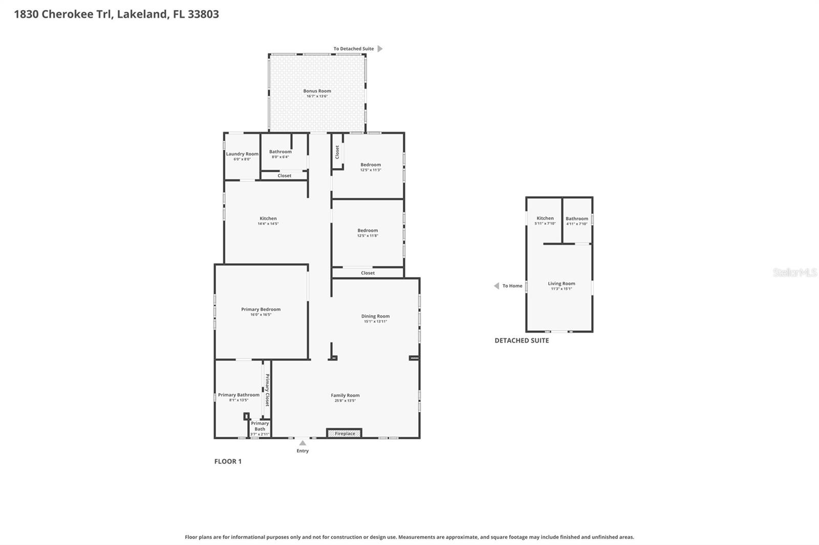 1830 CHEROKEE TRL, LAKELAND, FL, 33803