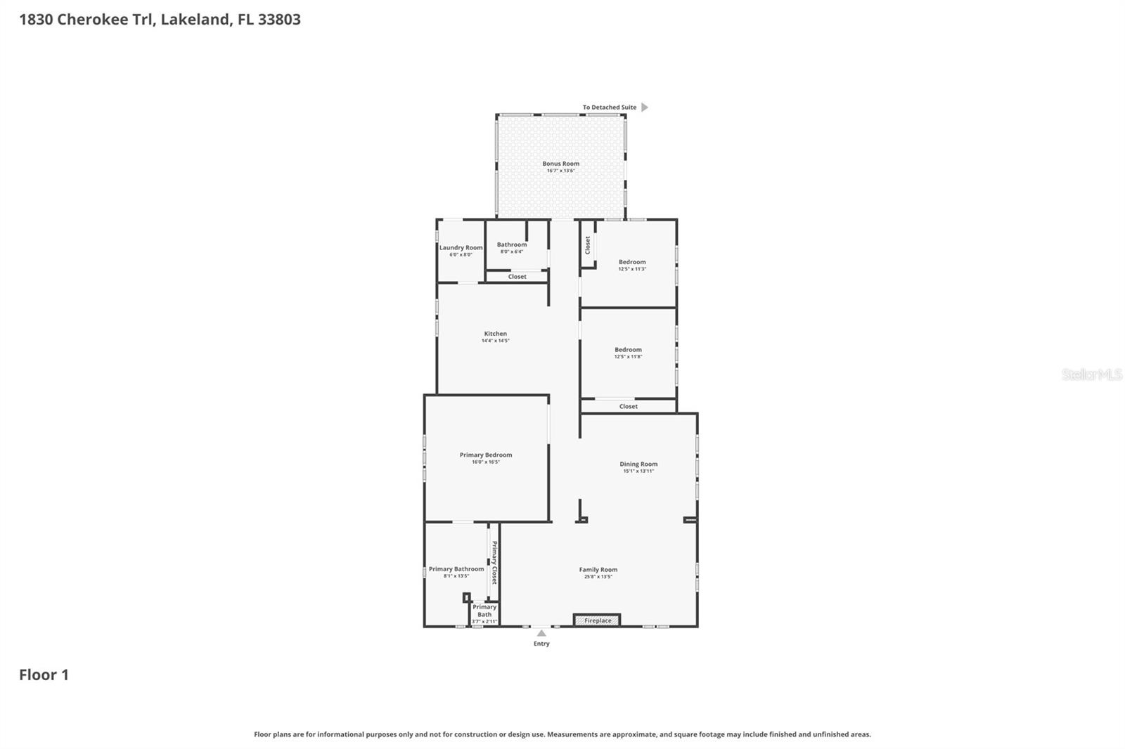 1830 CHEROKEE TRL, LAKELAND, FL, 33803