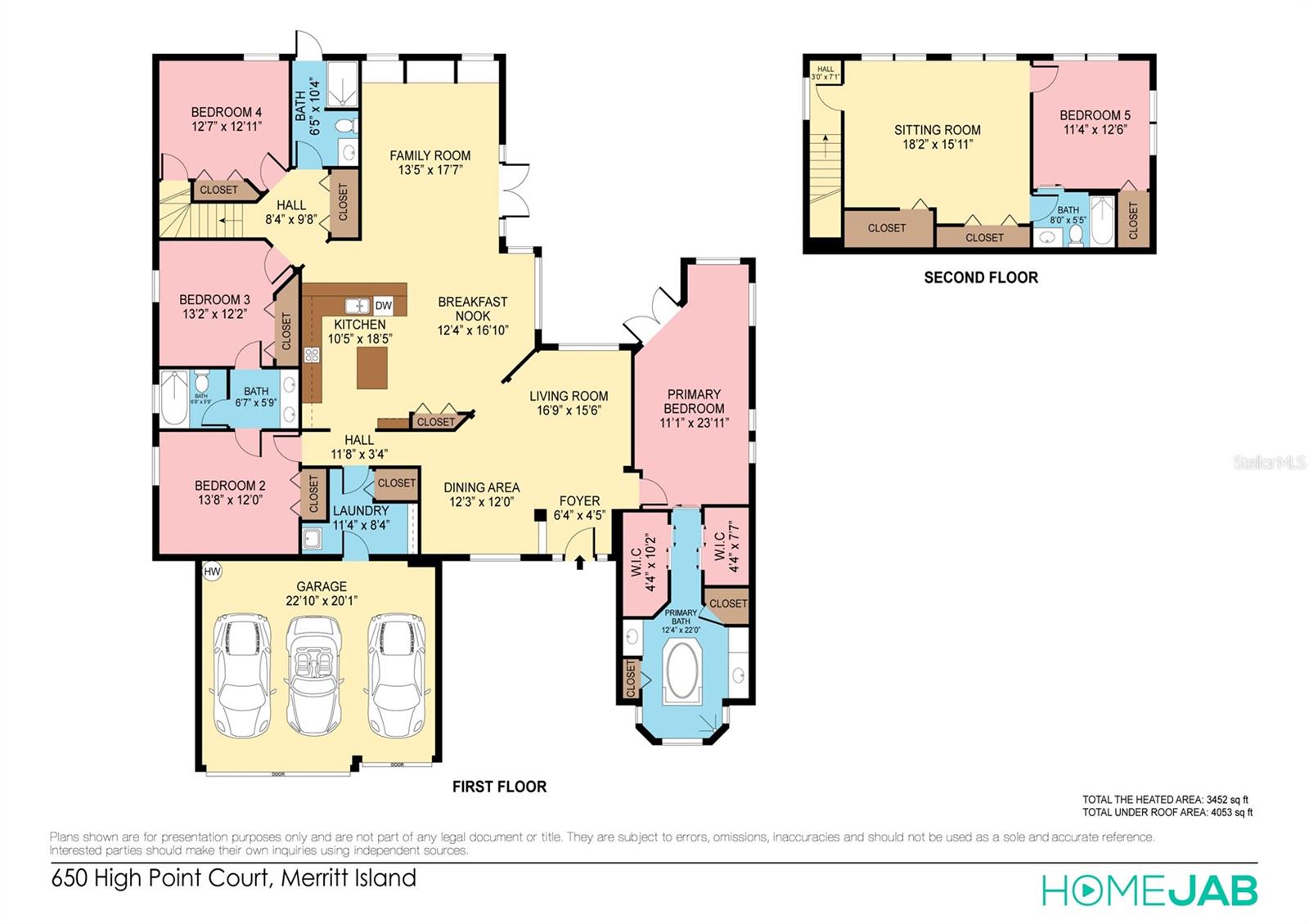 650 HIGH POINT CT, MERRITT ISLAND, FL, 32952