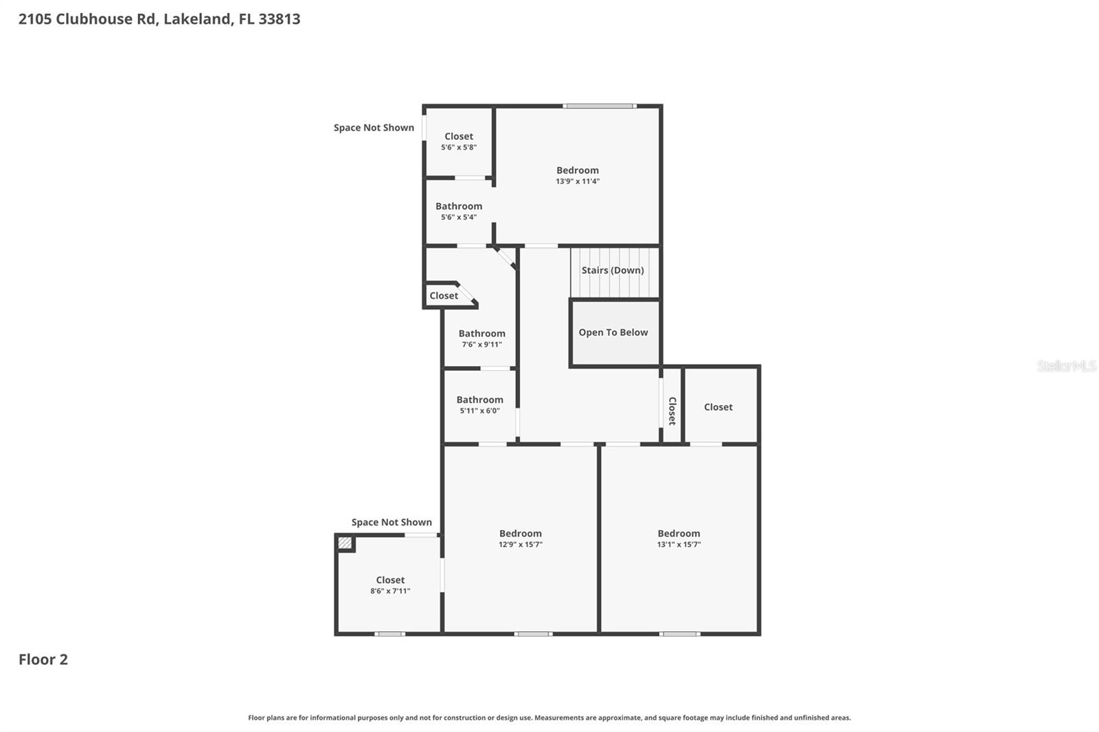 2105 CLUBHOUSE RD, LAKELAND, FL, 33813
