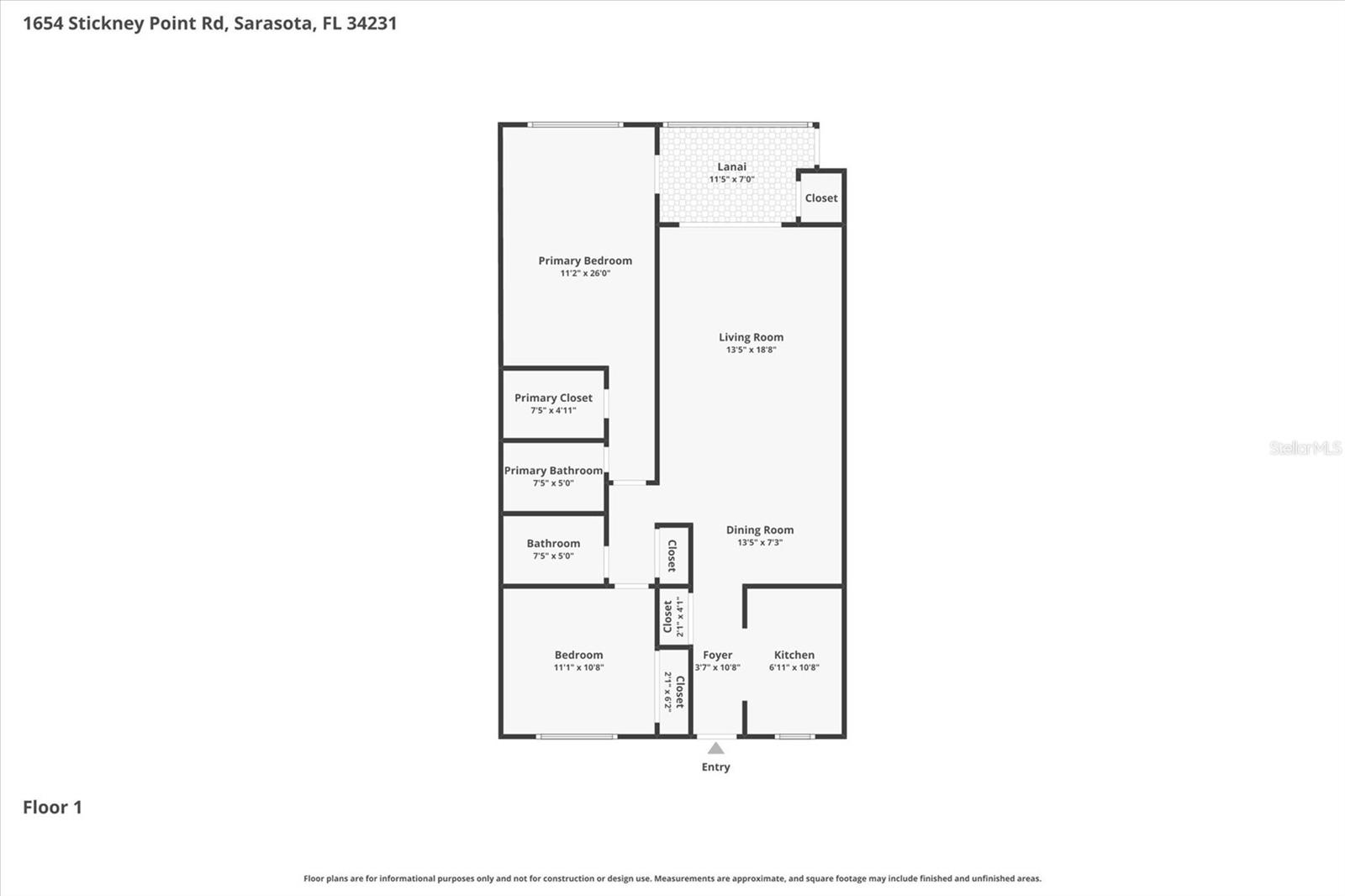 1654 STICKNEY POINT RD #54-201, SARASOTA, FL, 34231