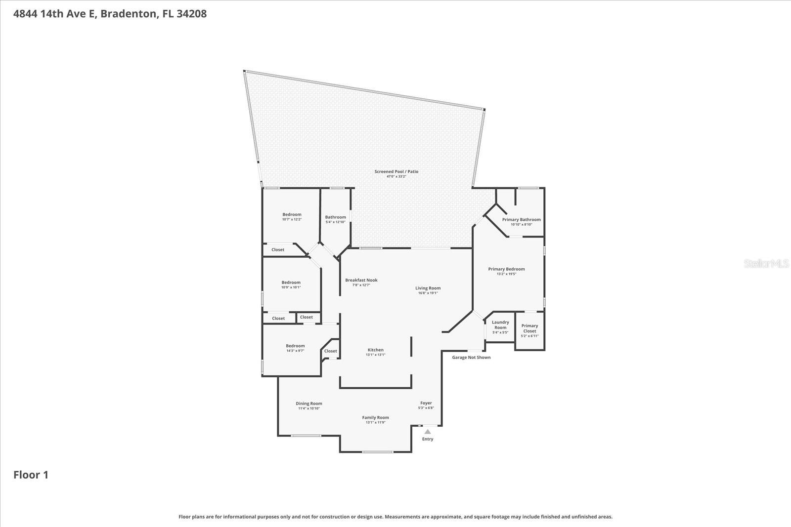 4844 14TH AVE E, BRADENTON, FL, 34208