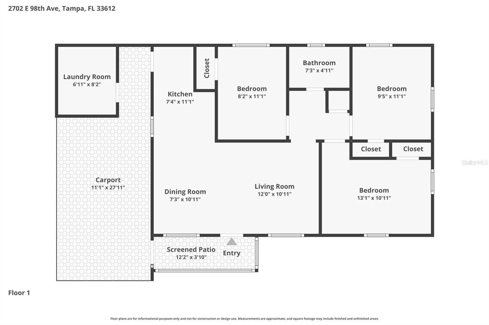 2702 E 98TH AVE, TAMPA, FL, 33612