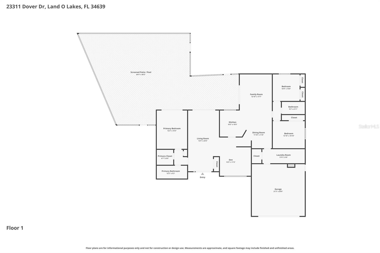 23311 DOVER DR, LAND O LAKES, FL, 34639