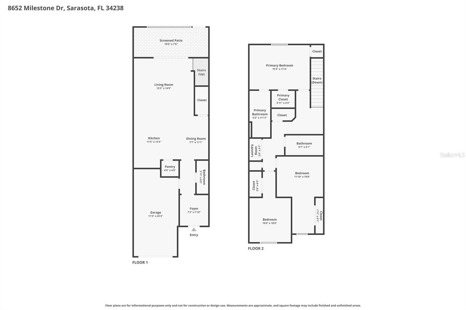 8652 MILESTONE DR, SARASOTA, FL, 34238