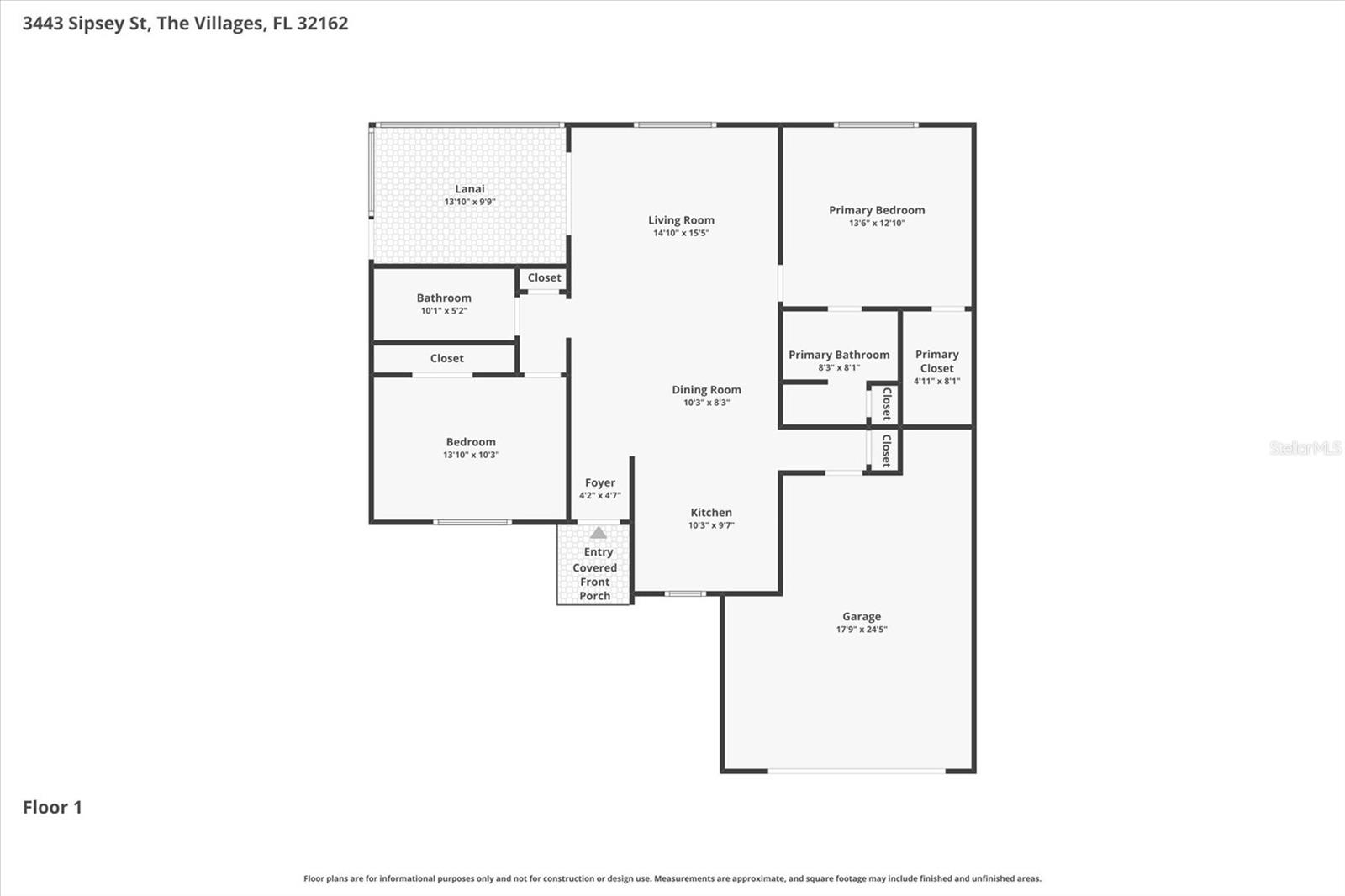 3443 SIPSEY ST, THE VILLAGES, FL, 32162