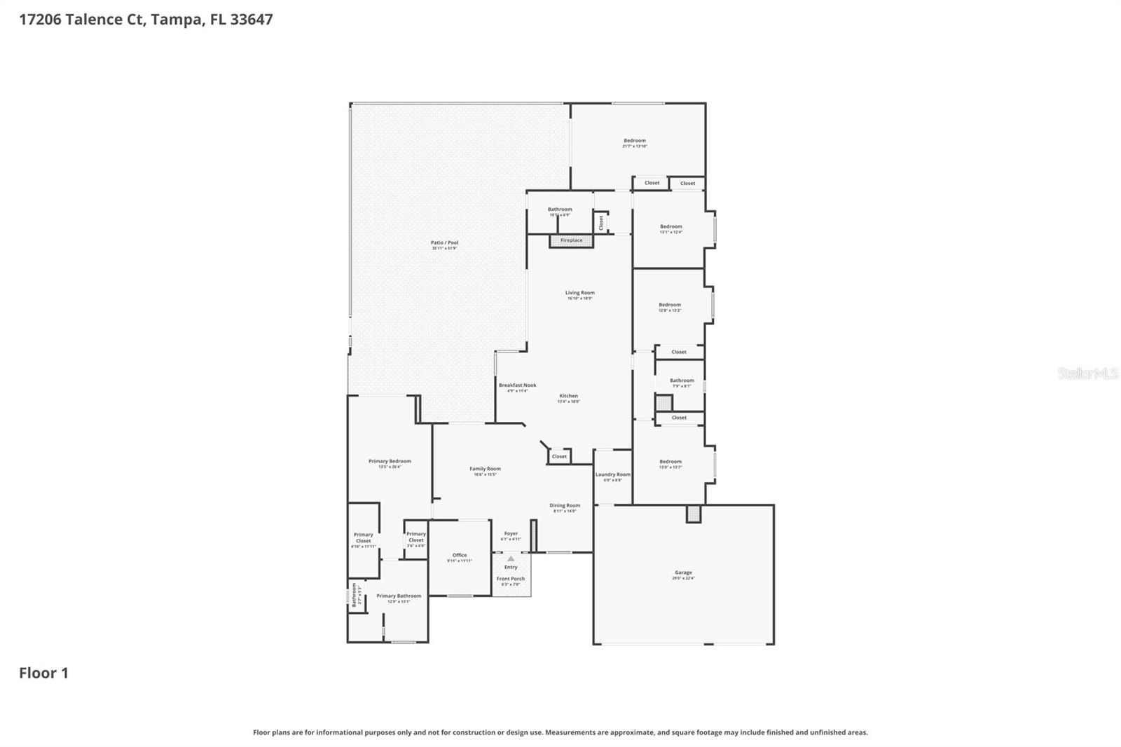 17206 TALENCE CT, TAMPA, FL, 33647