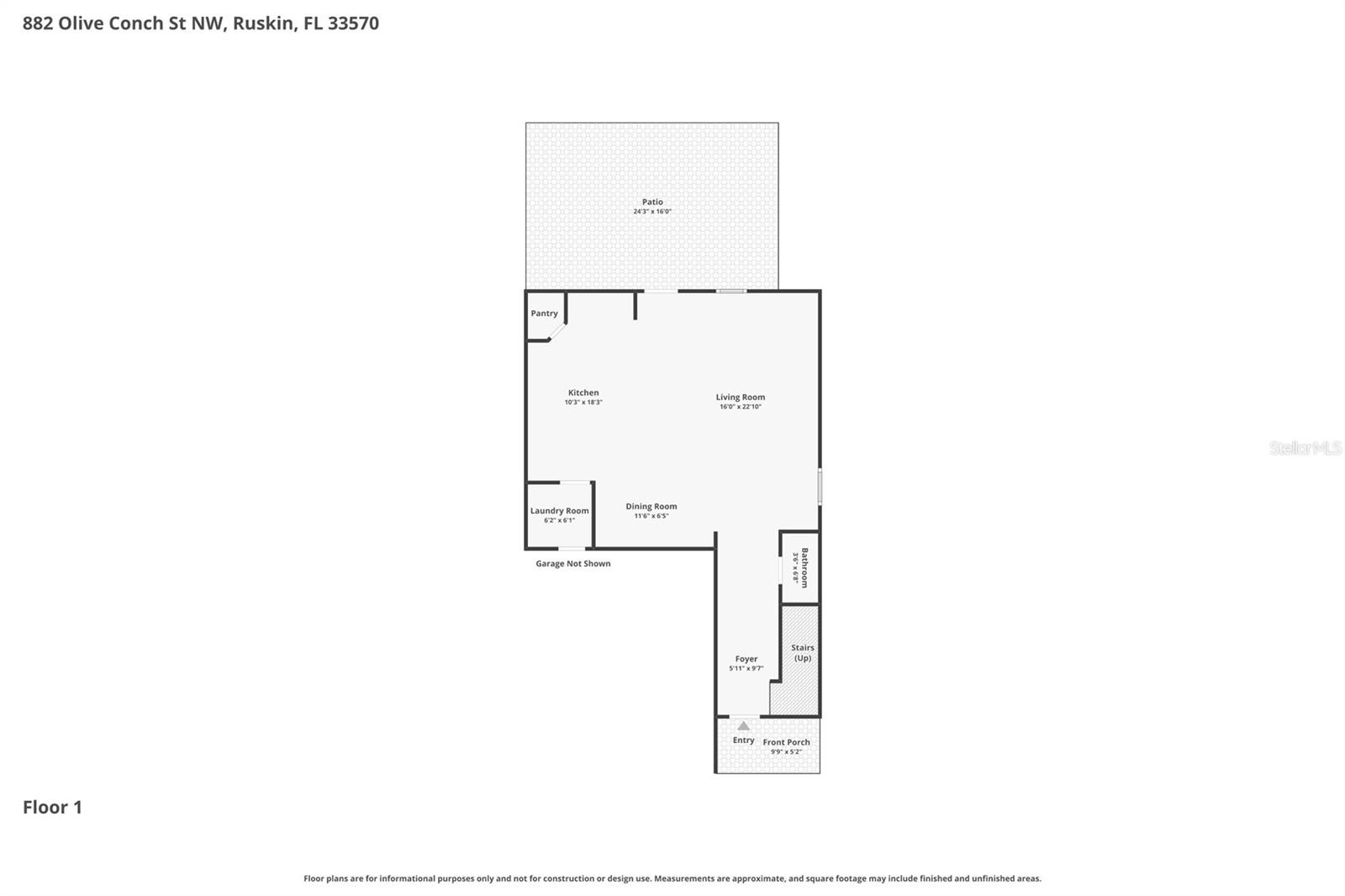 882 OLIVE CONCH ST, RUSKIN, FL, 33570