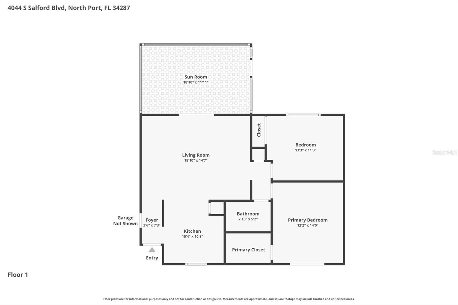 4044 S SALFORD BLVD, NORTH PORT, FL, 34287