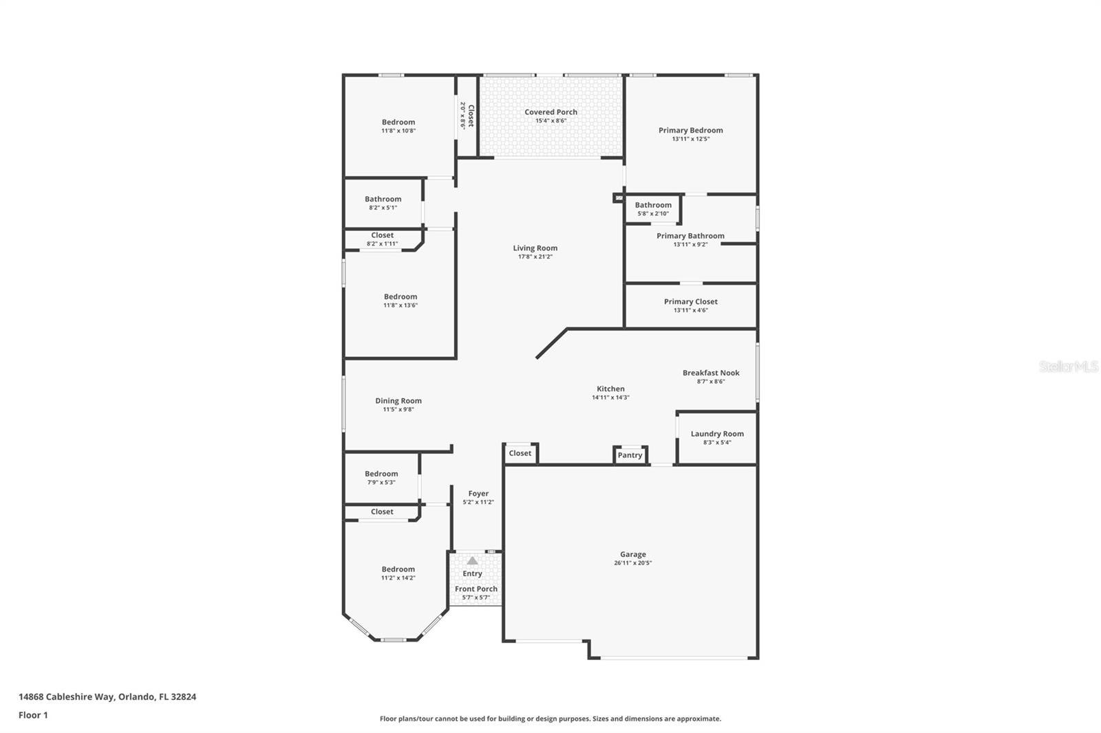 14868 CABLESHIRE WAY, ORLANDO, FL, 32824