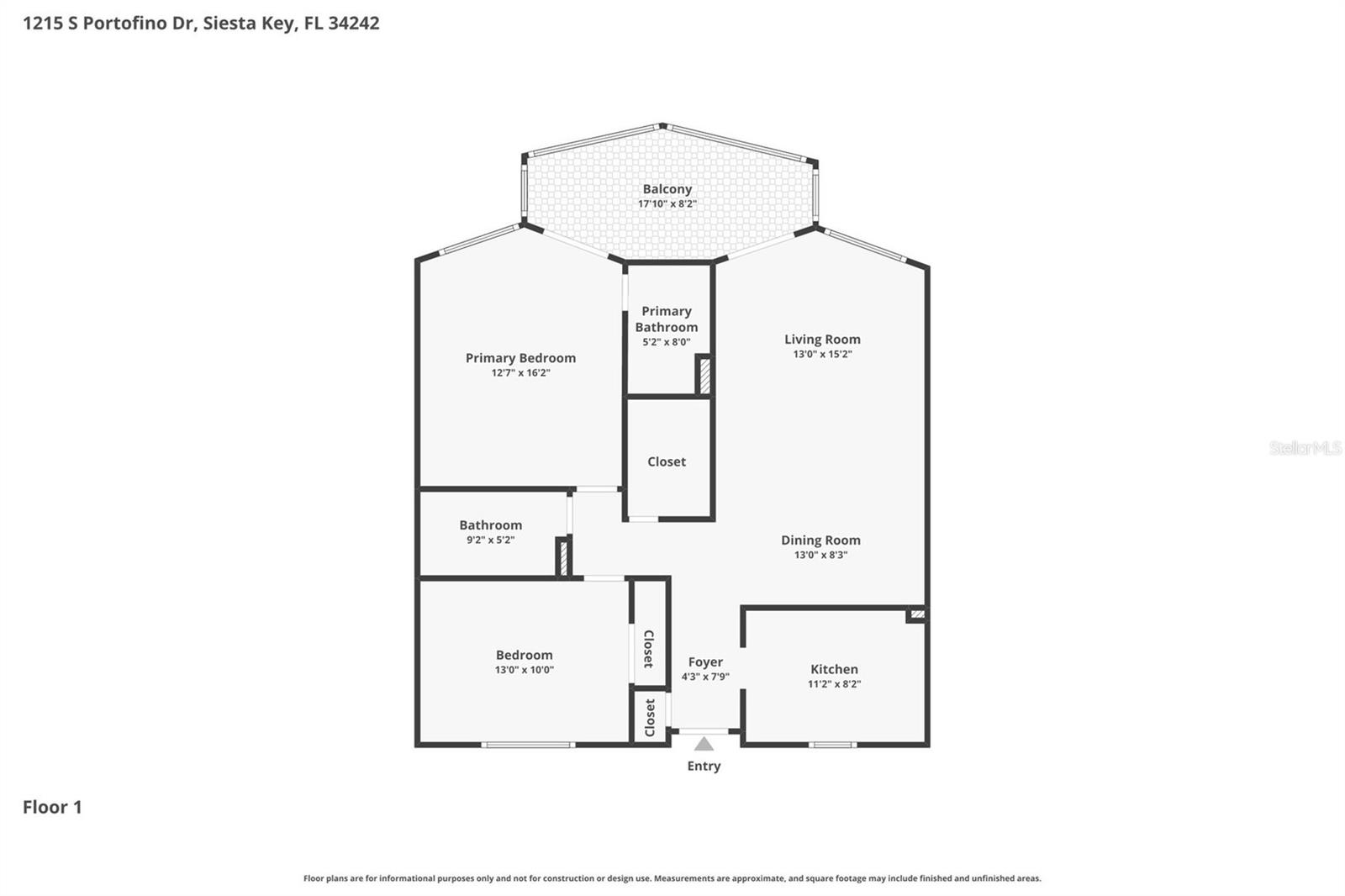 1215 S PORTOFINO DR #406, SARASOTA, FL, 34242
