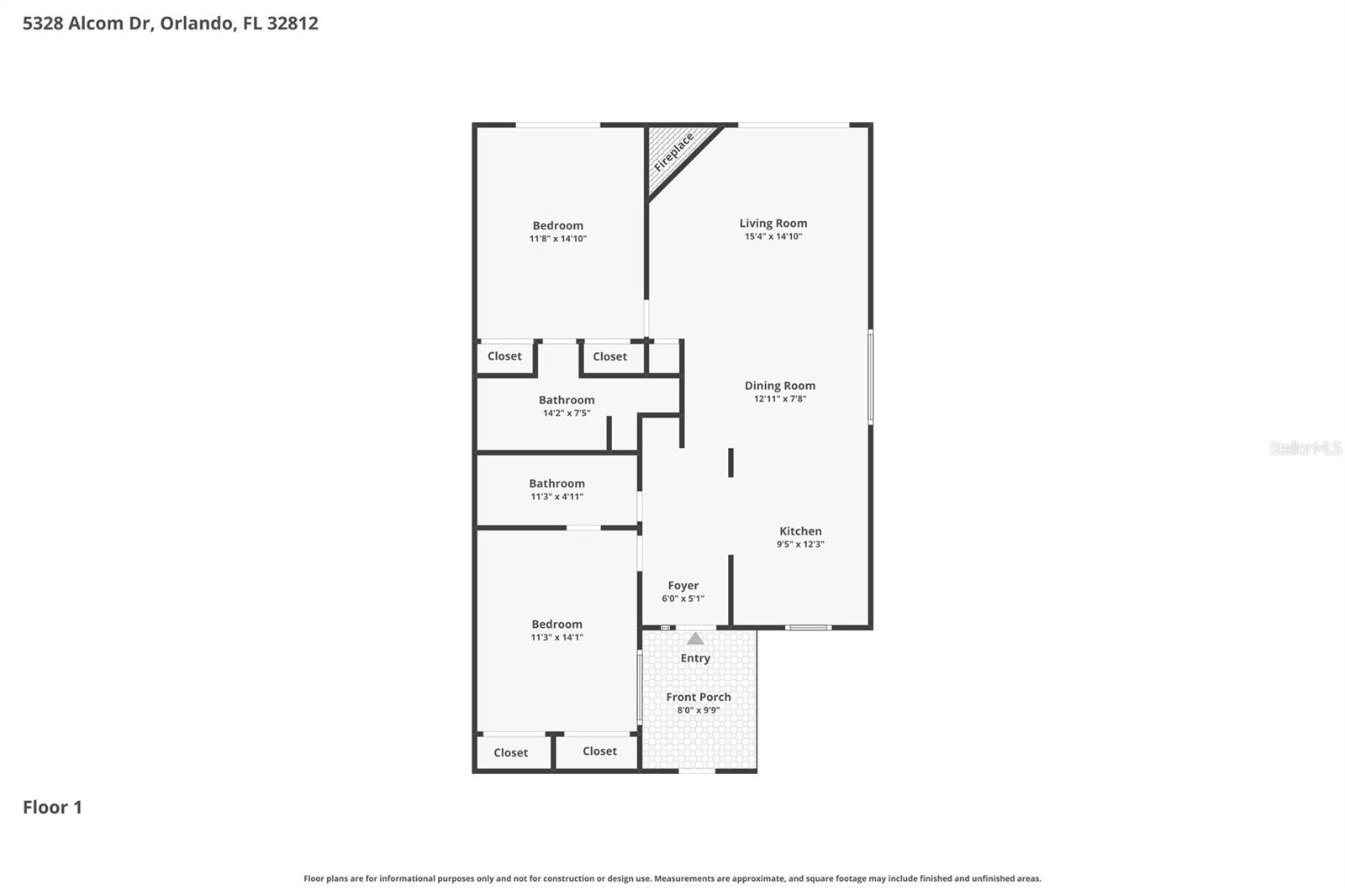 5328 ALCOM DR, ORLANDO, FL, 32812