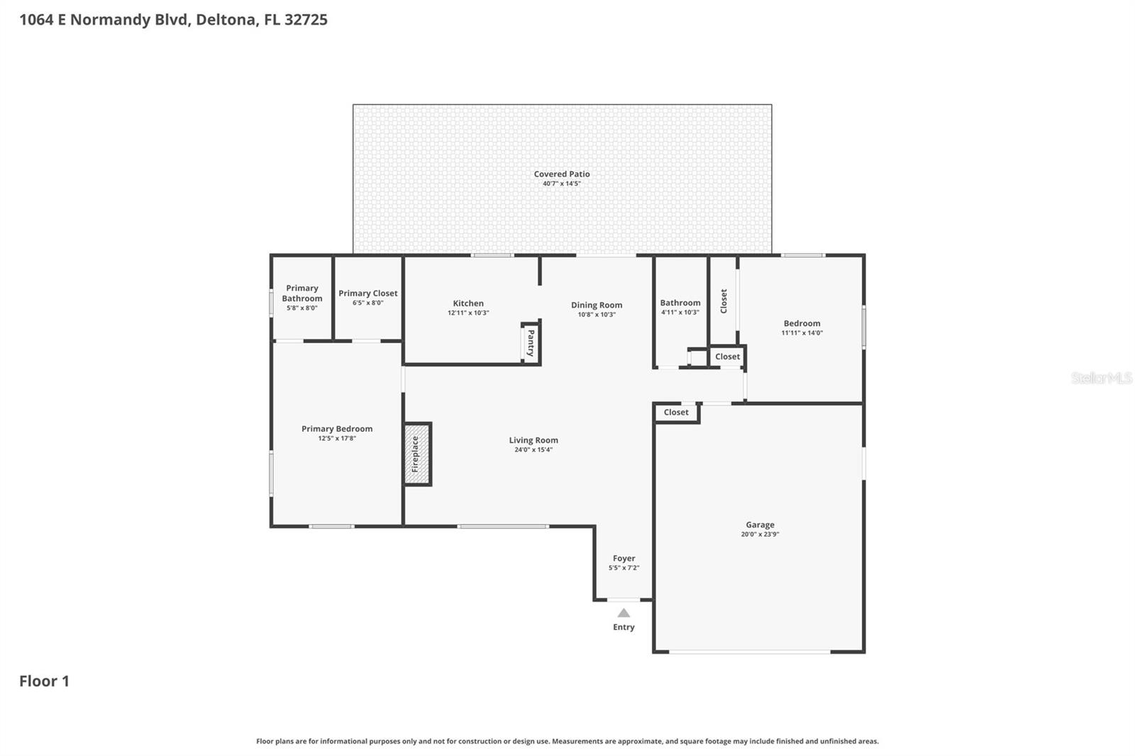 1064 E NORMANDY BLVD, DELTONA, FL, 32725