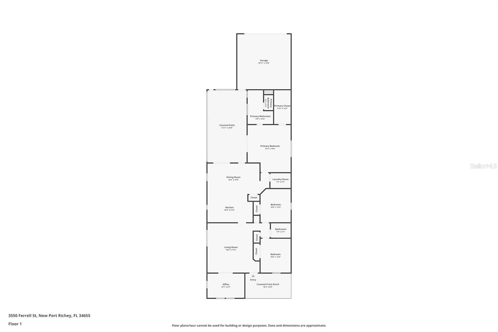 3550 FERRELL ST, NEW PORT RICHEY, FL, 34655
