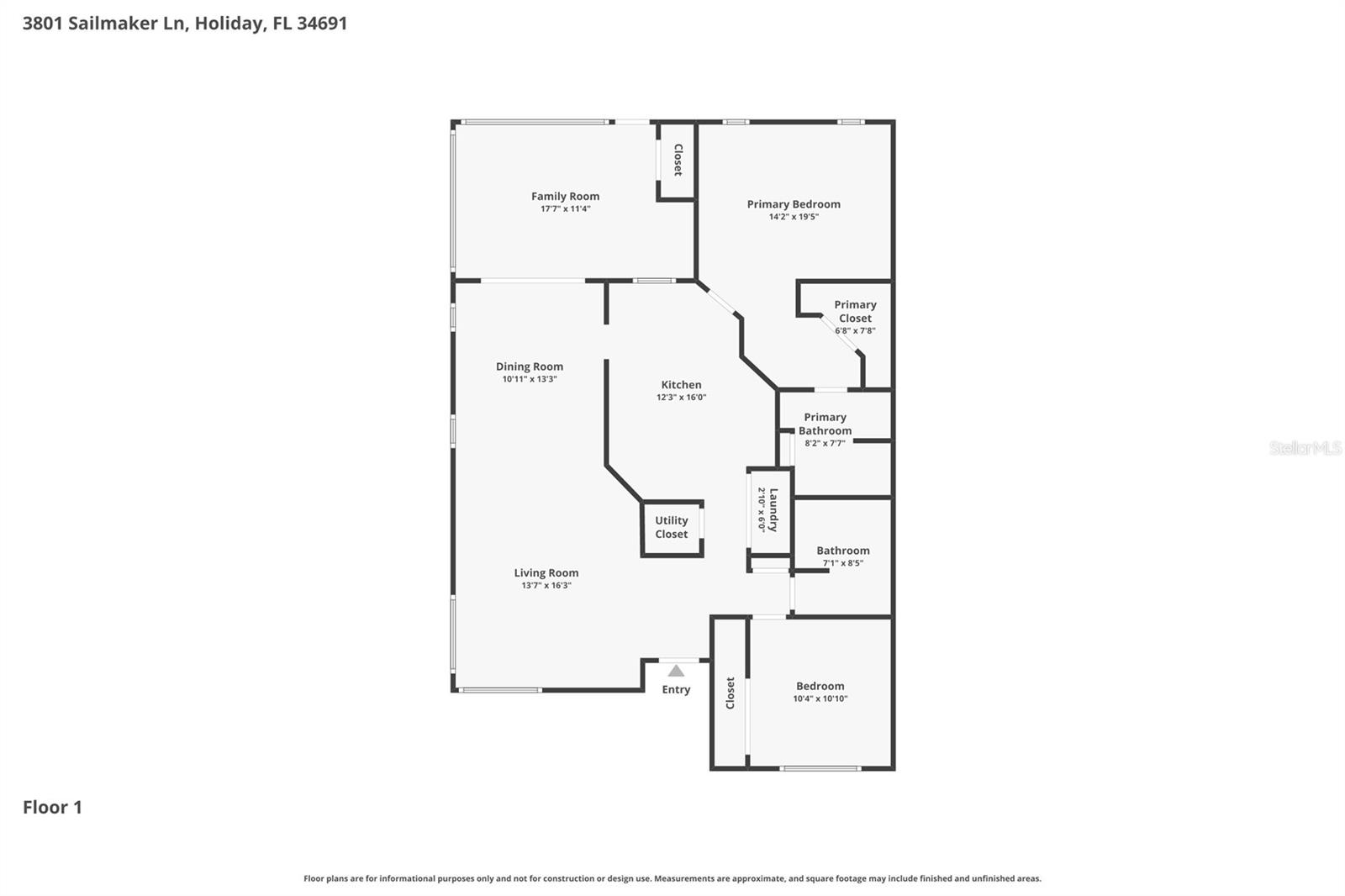 3801 SAILMAKER LN, HOLIDAY, FL, 34691