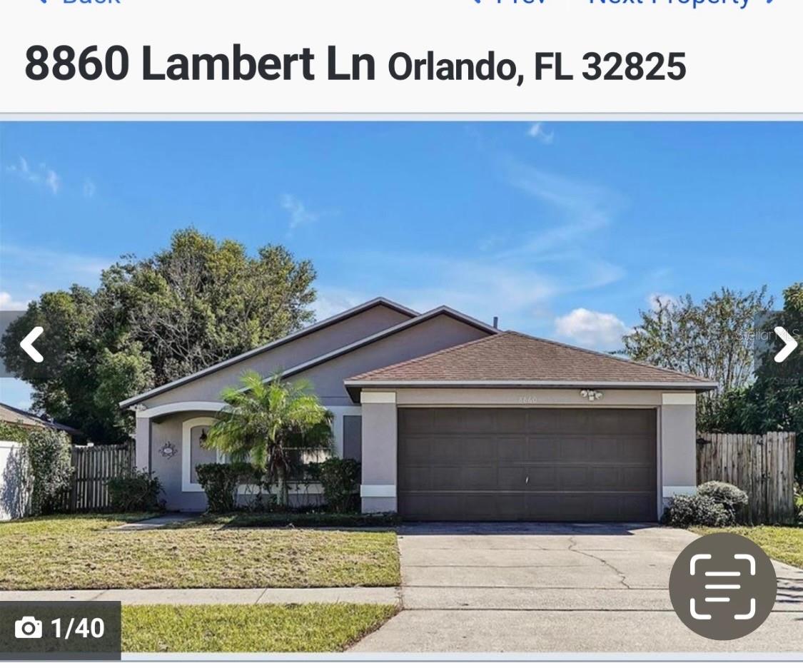 8860 LAMBERT LN, ORLANDO, FL, 32825