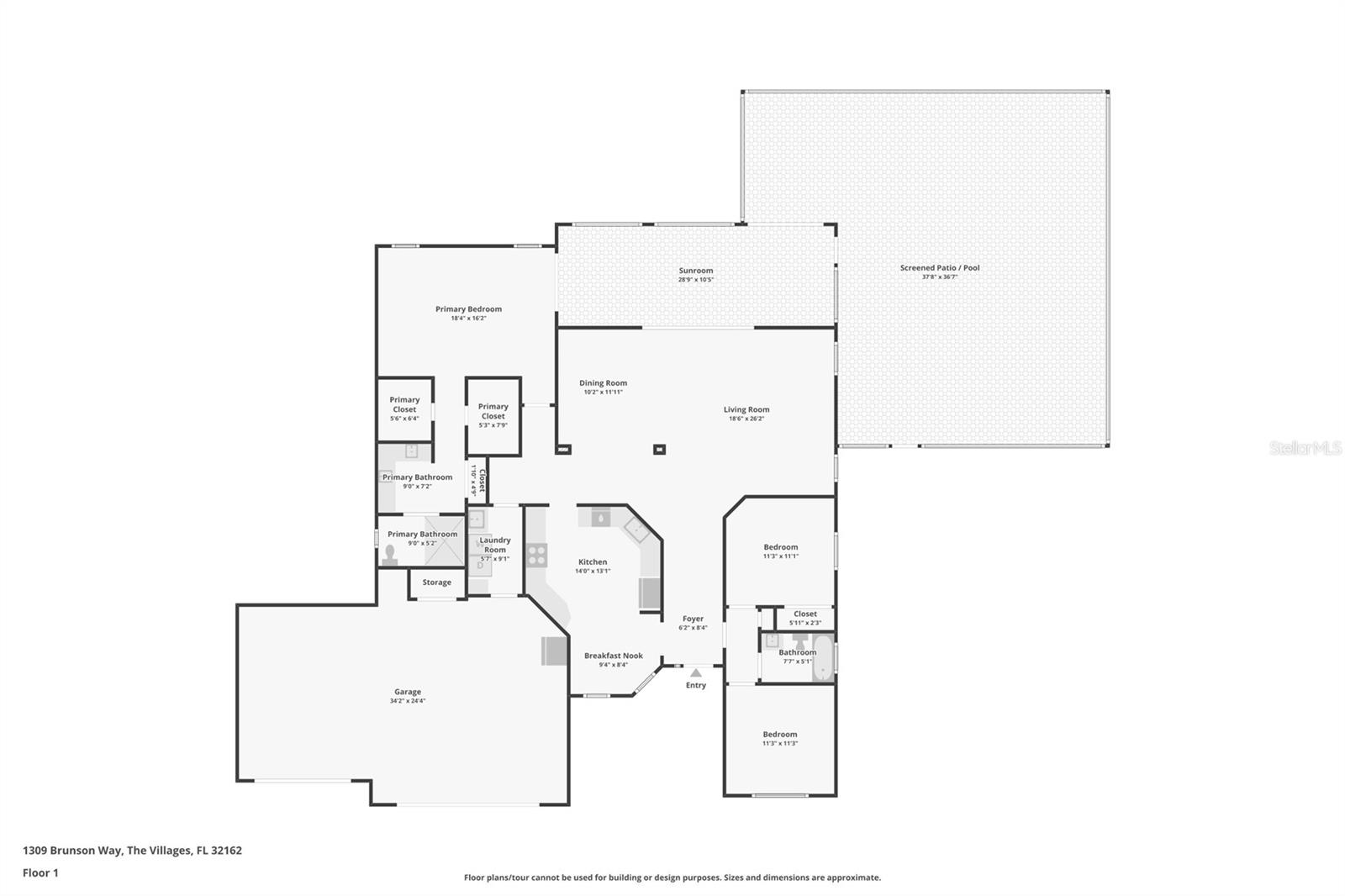 1309 BRUNSON WAY, THE VILLAGES, FL, 32162