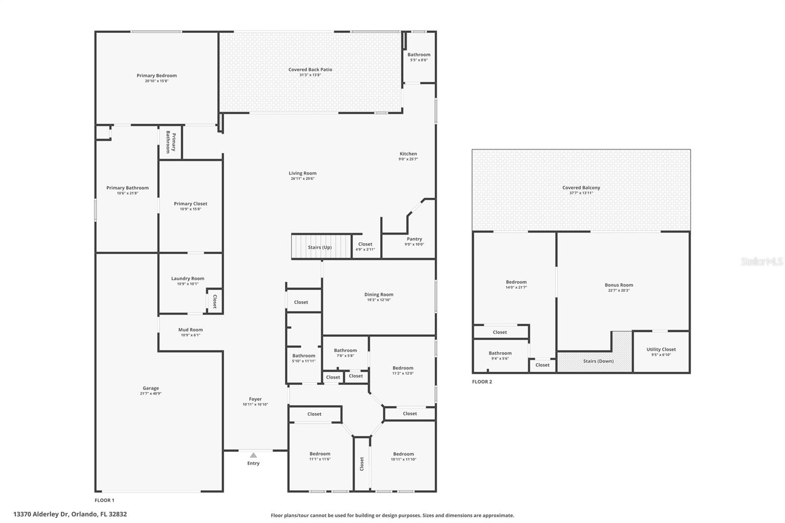 13370 ALDERLEY DR, ORLANDO, FL, 32832