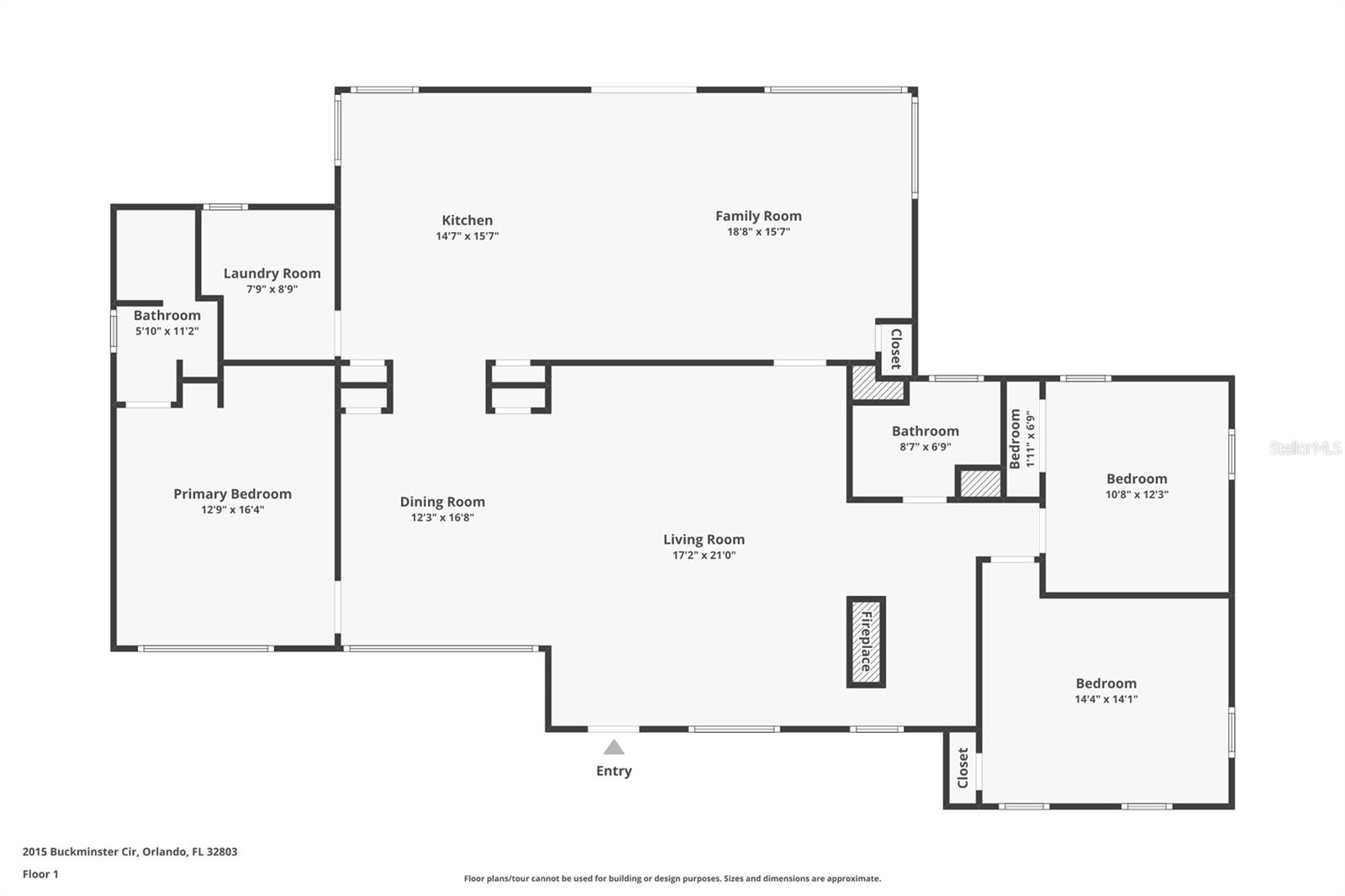 2015 BUCKMINSTER CIR, ORLANDO, FL, 32803