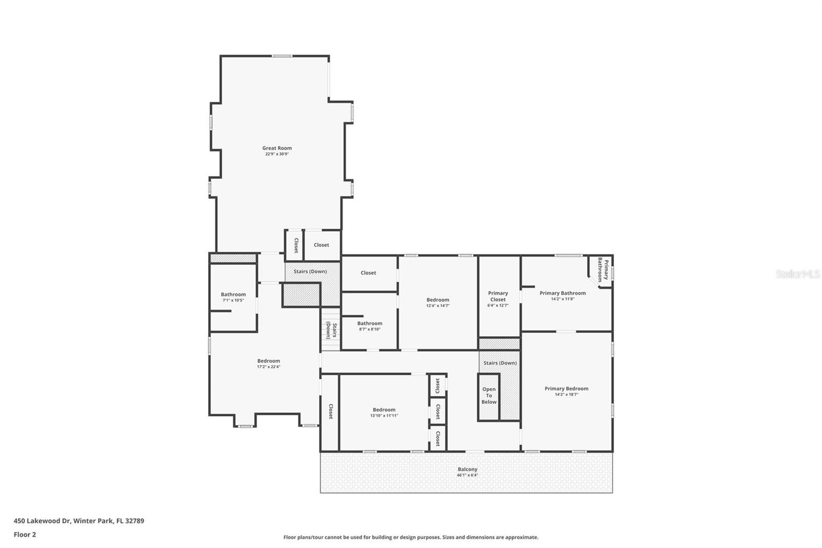 450 LAKEWOOD DR, WINTER PARK, FL, 32789