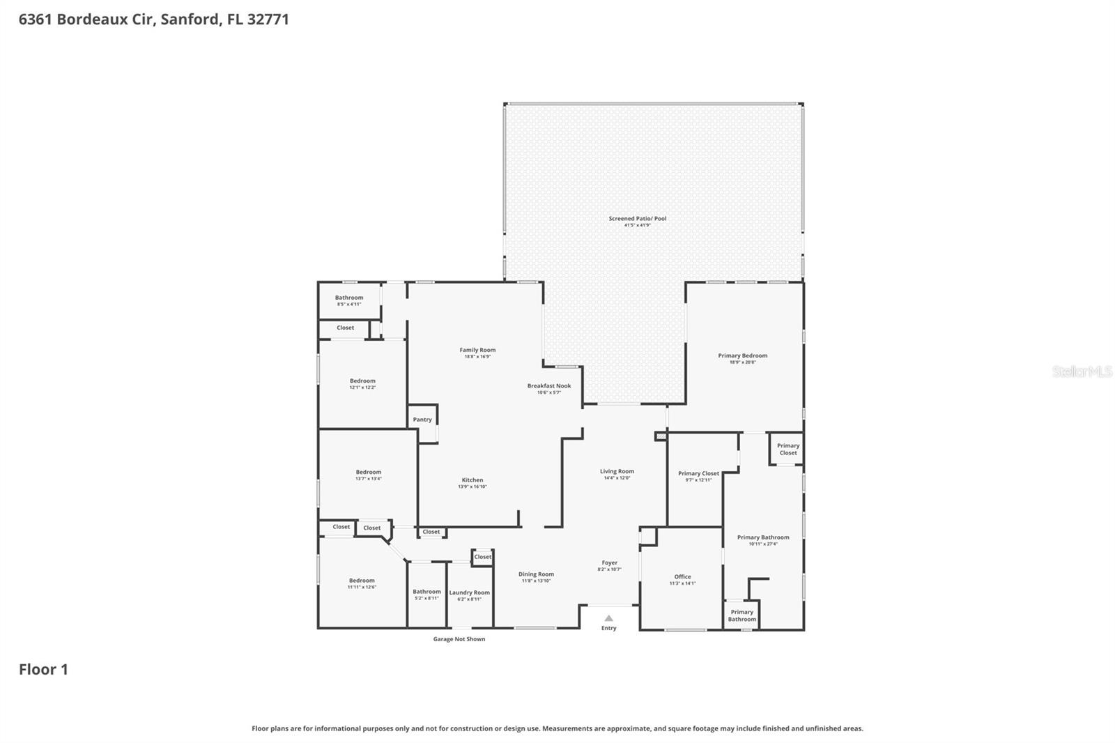 6361 BORDEAUX CIR, SANFORD, FL, 32771
