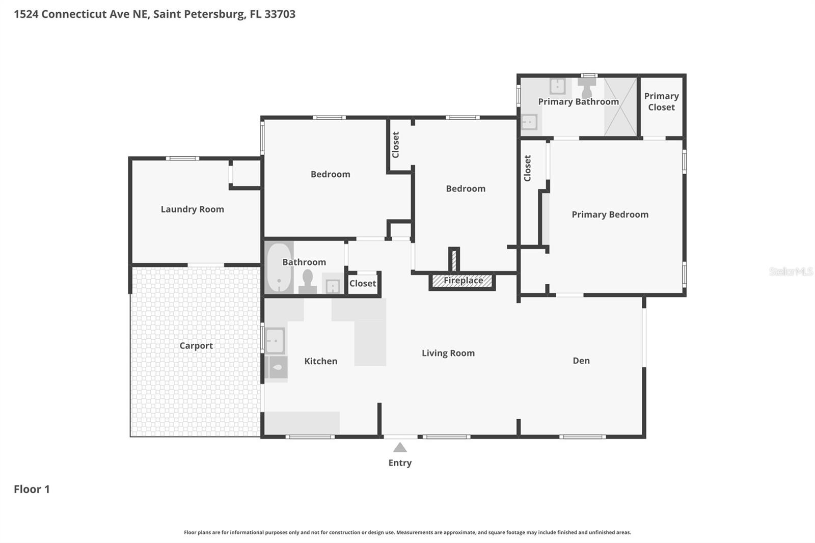 1524 CONNECTICUT AVE NE, ST PETERSBURG, FL, 33703