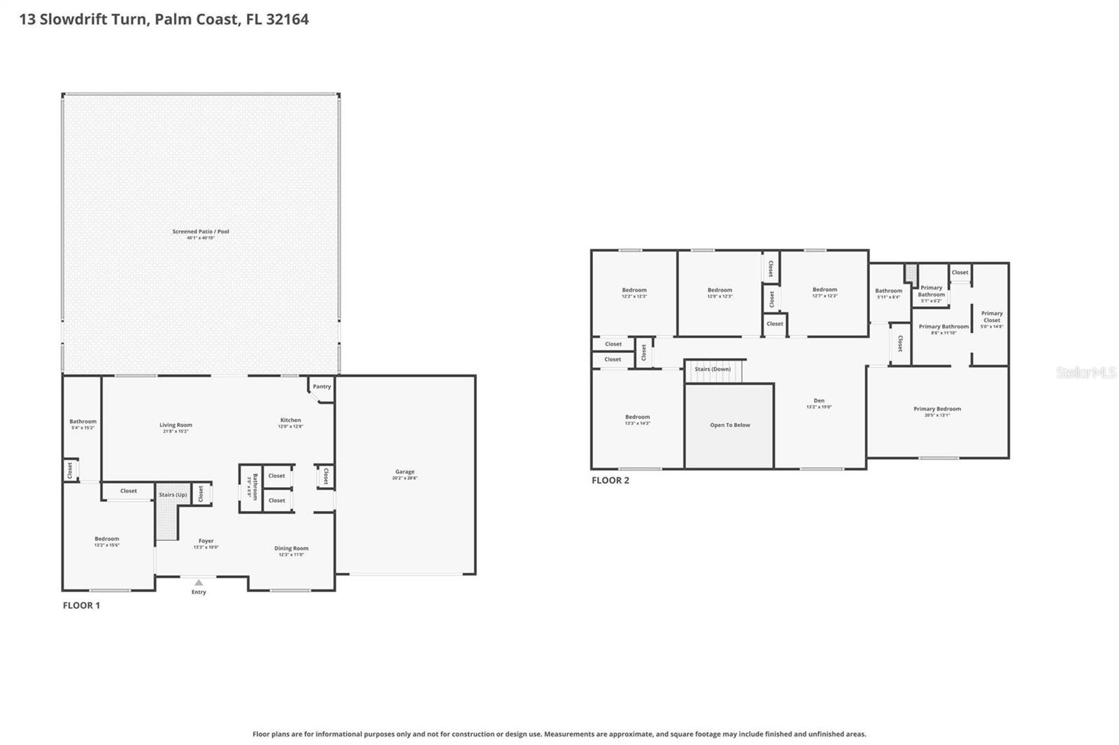 13 SLOWDRIFT, PALM COAST, FL, 32164