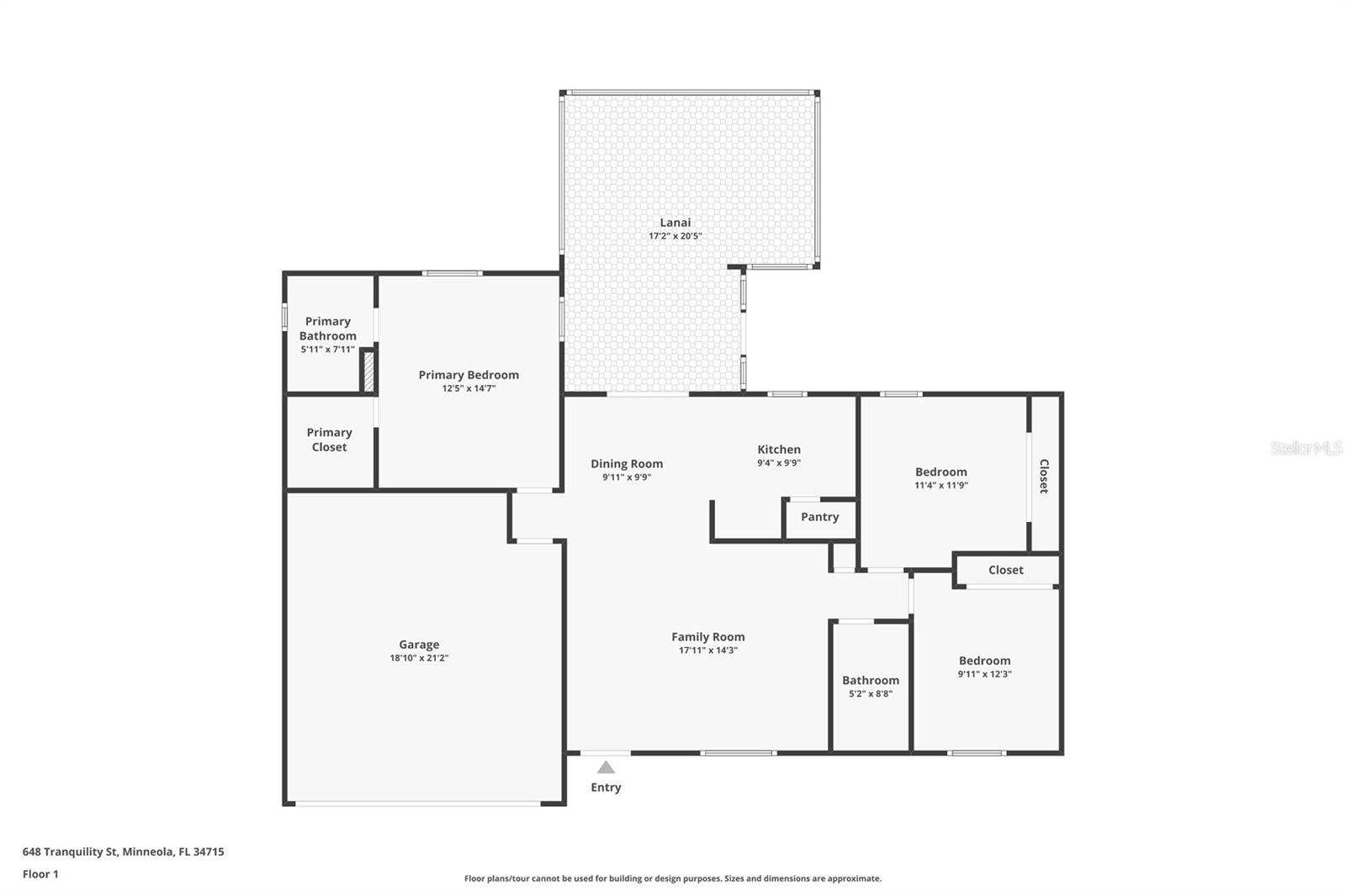 648 TRANQUILITY ST, MINNEOLA, FL, 34715