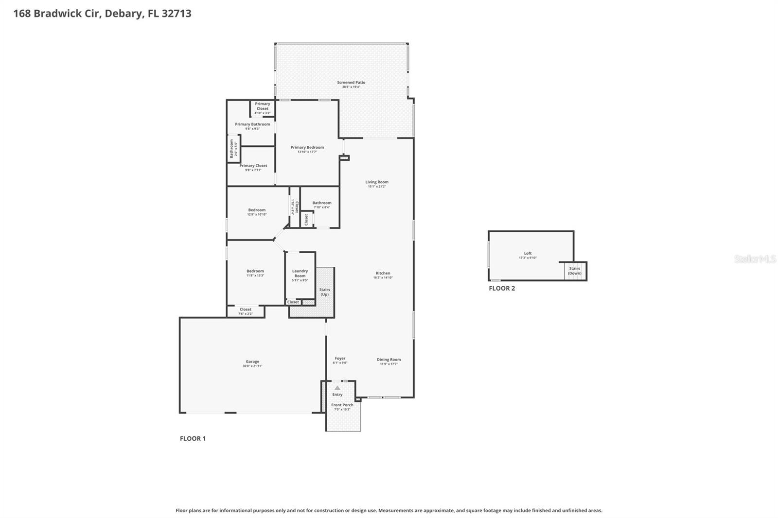 168 BRADWICK CIR, DEBARY, FL, 32713