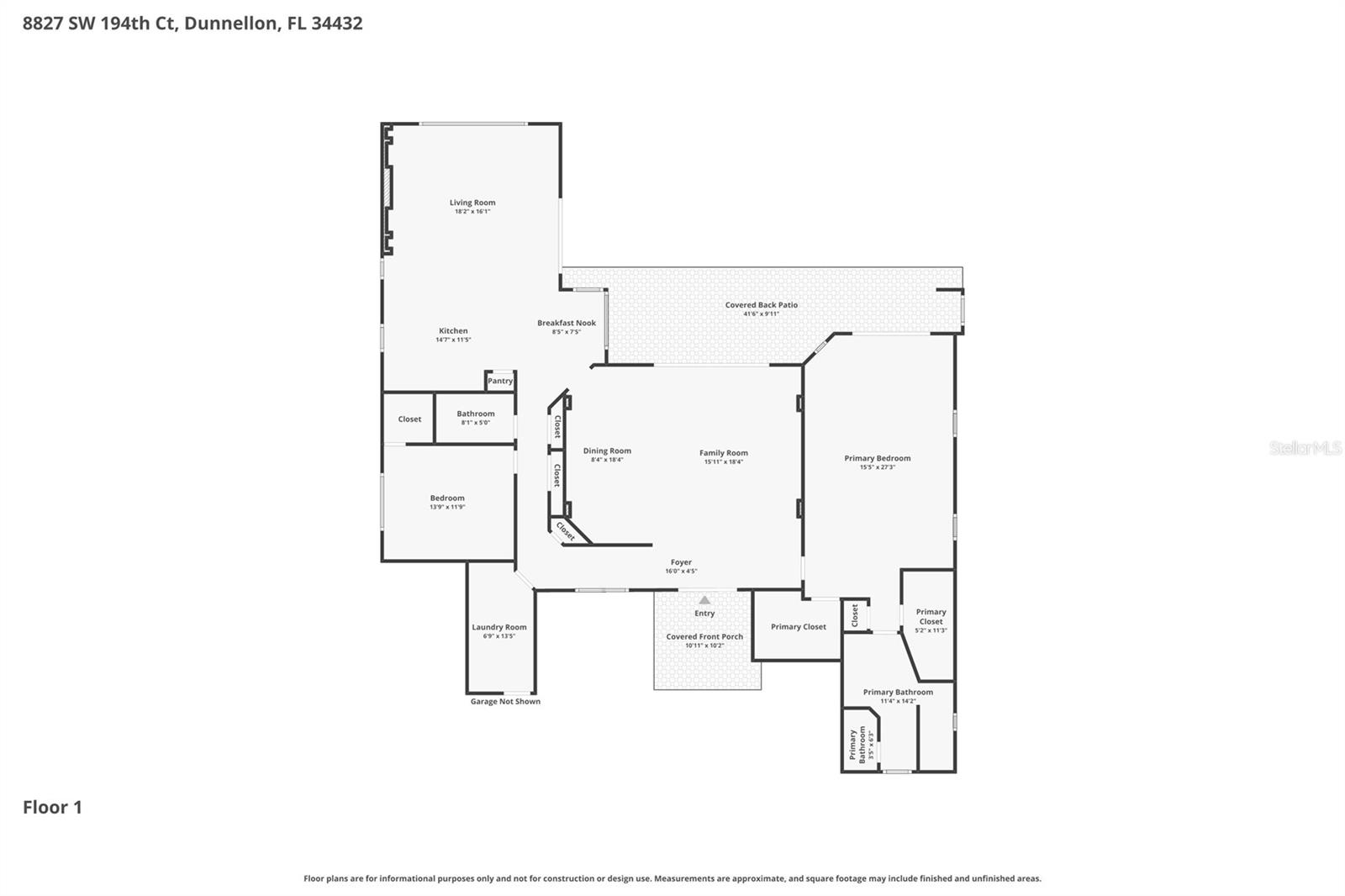 8827 SW 194 CT, DUNNELLON, FL, 34432