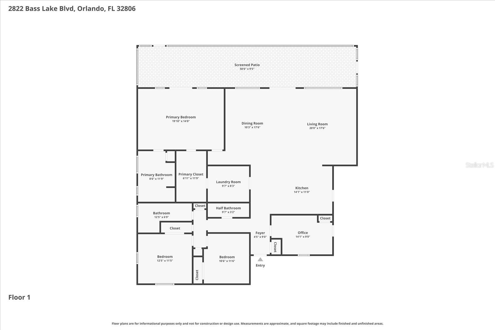 2822 BASS LAKE BLVD, ORLANDO, FL, 32806