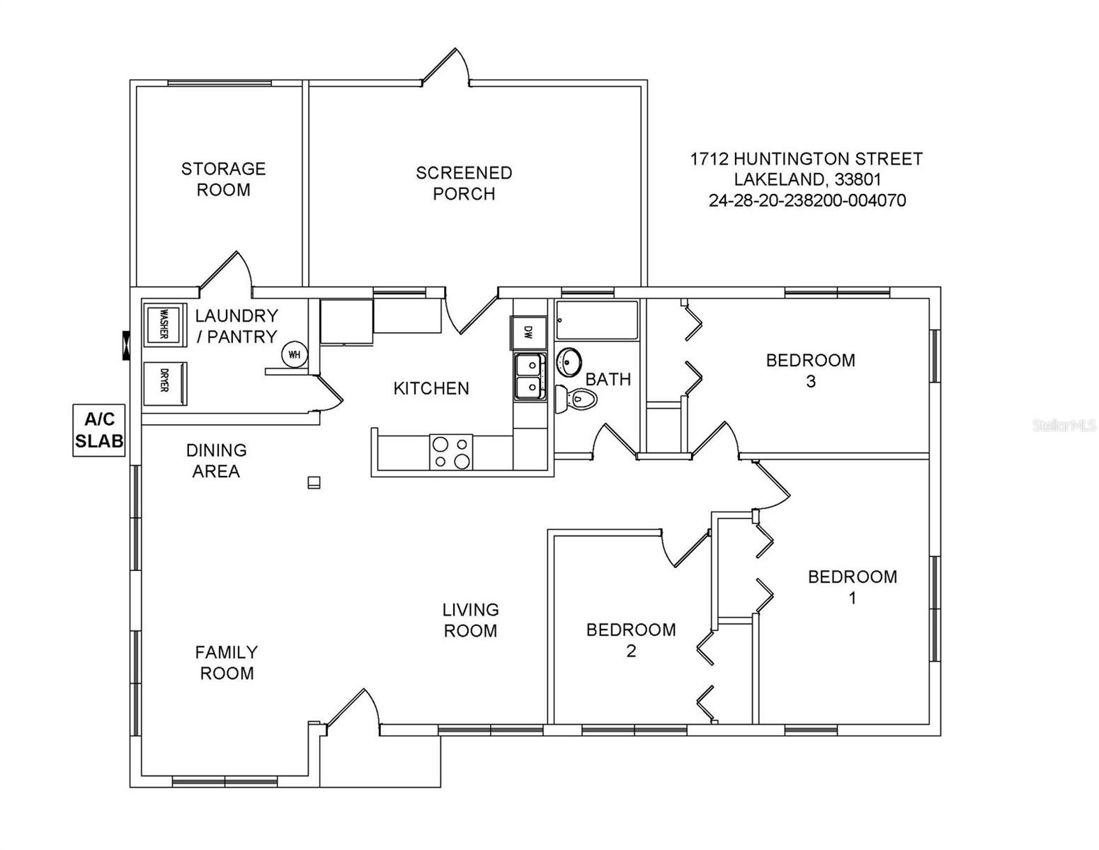 1712 HUNTINGTON ST, LAKELAND, FL, 33801