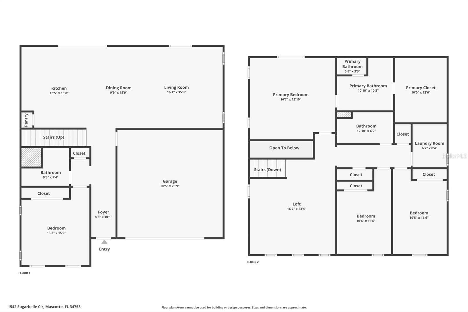 1542 SUGARBELLE CIR, MASCOTTE, FL, 34753